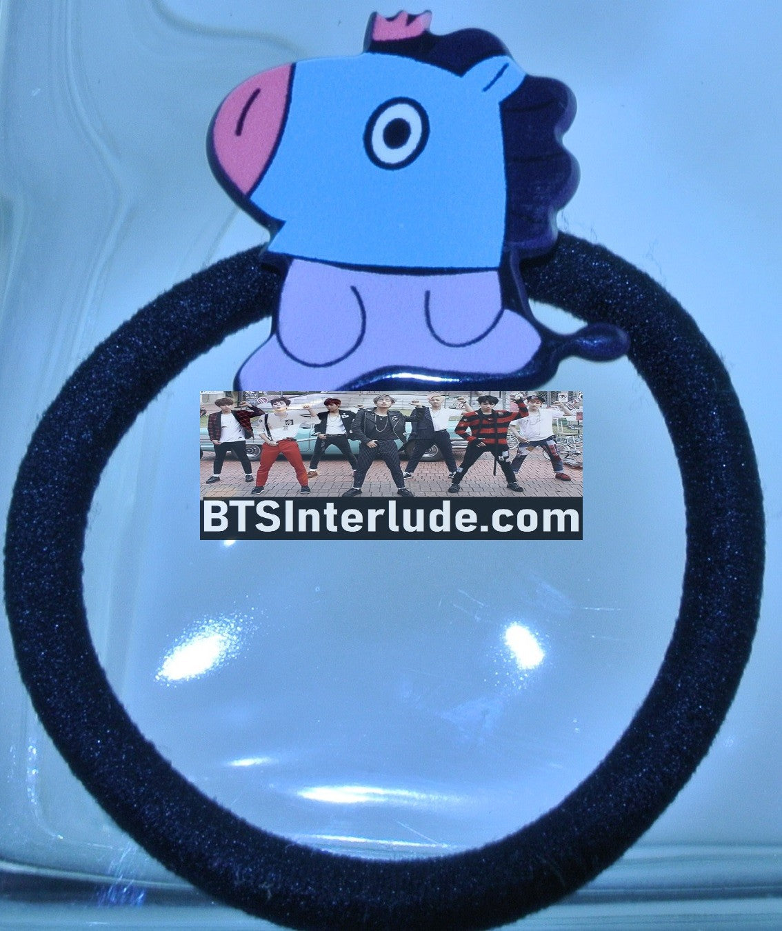 BTS PONYTAIL HOLDER BT21 MANG J-HOPE JUNG HOSEOK 정호석 FIGURE SEAMLESS HAIR TIE