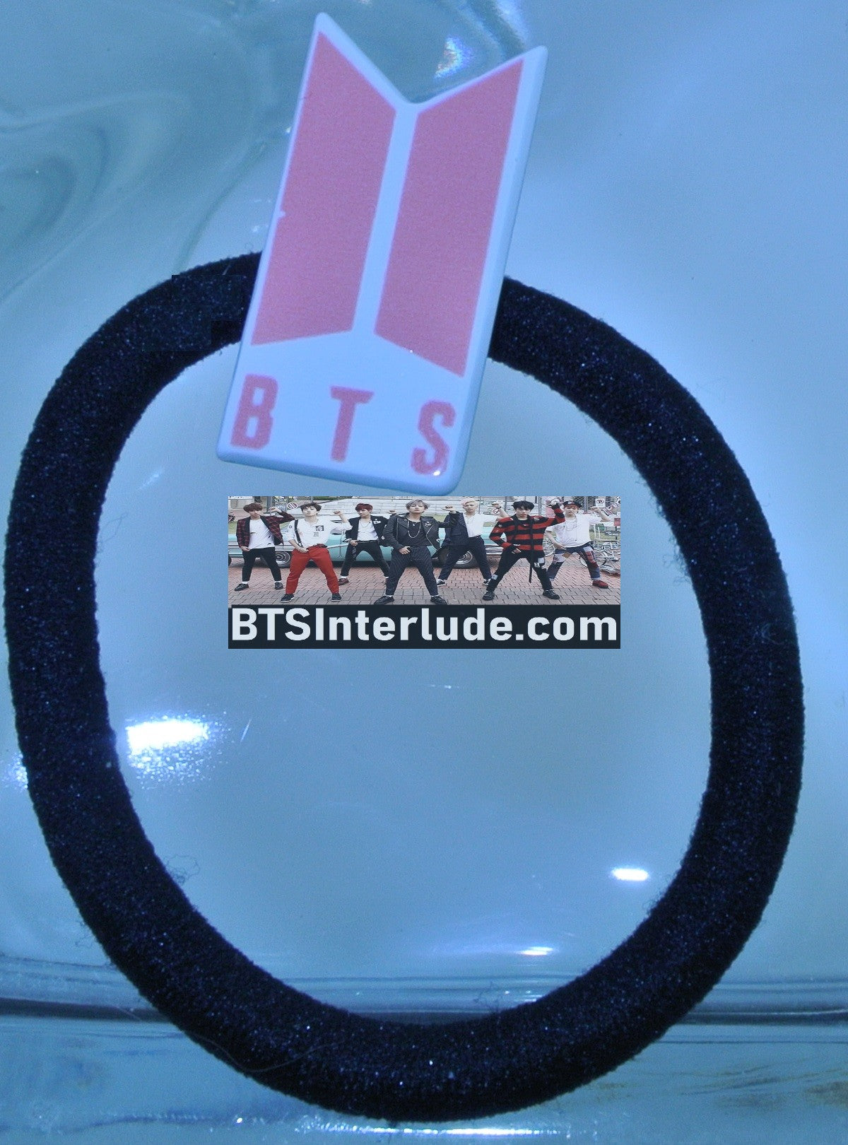 BTS PONYTAIL HOLDER GROUP BTS DOORS PINK WHITE JUNGKOOK V JIMIN RM J-HOPE SUGA JIN SEAMLESS HAIR TIE