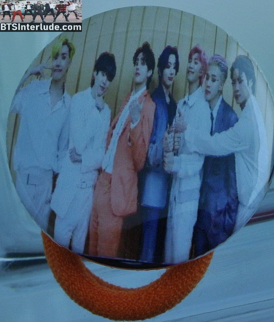 BTS PONYTAIL HOLDER BUTTON GROUP BUTTER WALL JUNGKOOK V JIMIN RM J-HOPE SUGA JIN SEAMLESS HAIR TIE