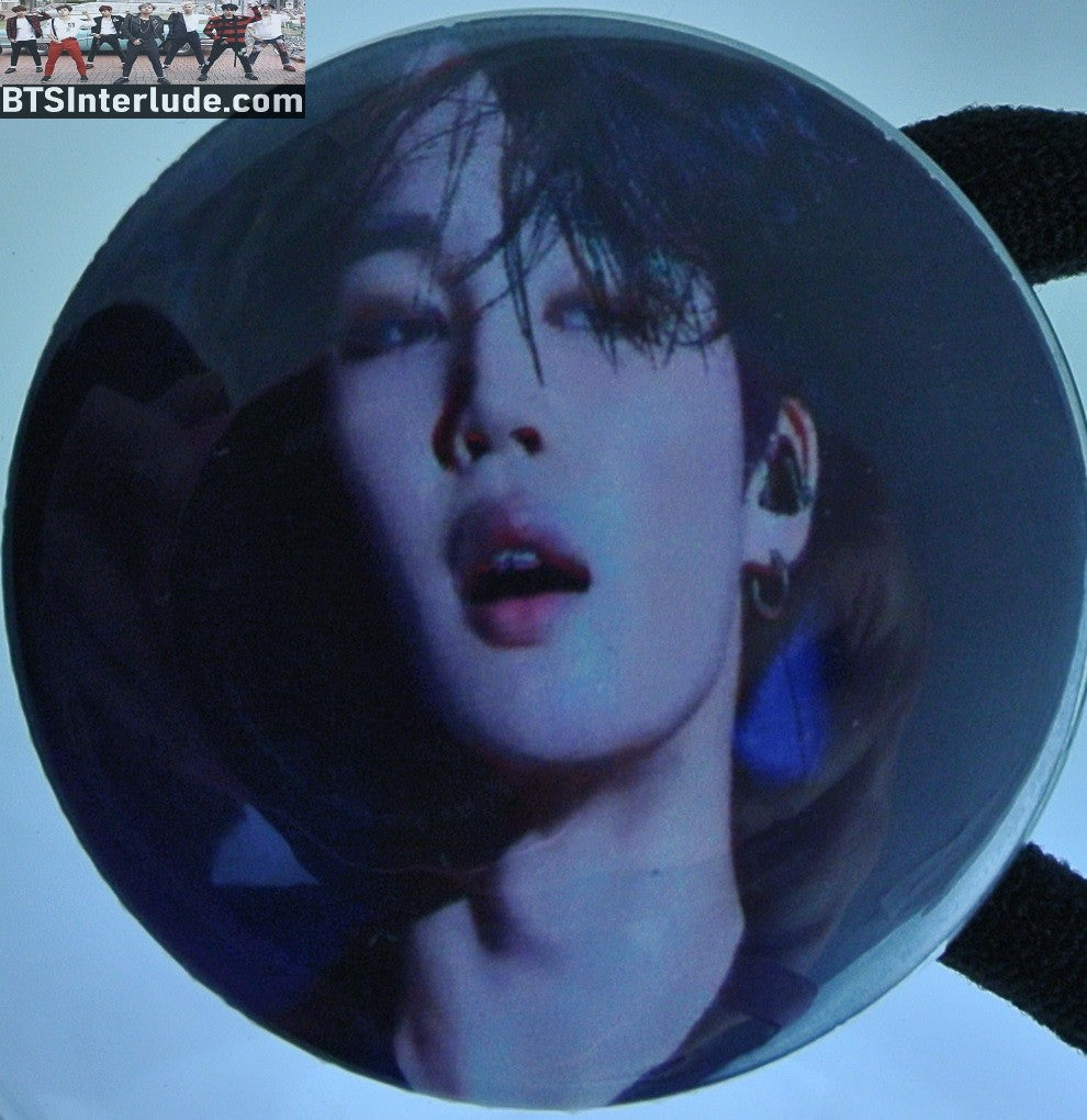 BTS PONYTAIL HOLDER BUTTON PARK JIMIN 박지민 CLOUT CLOSEUP SEXY BLACK HAIR SEAMLESS HAIR TIE