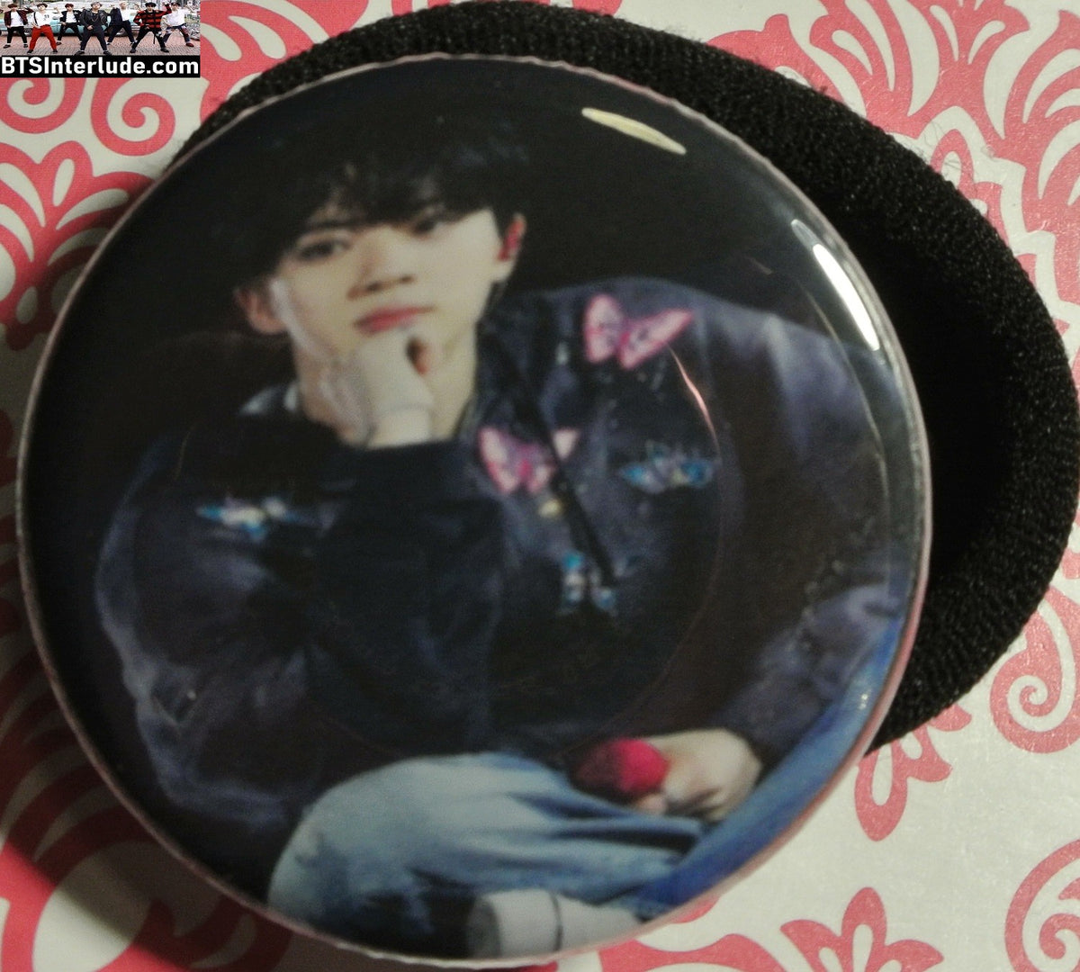 BTS PONYTAIL HOLDER BUTTON JIN KIM SEOKJIN 김석진 ARIRANG ENDING SEAMLESS HAIR TIE