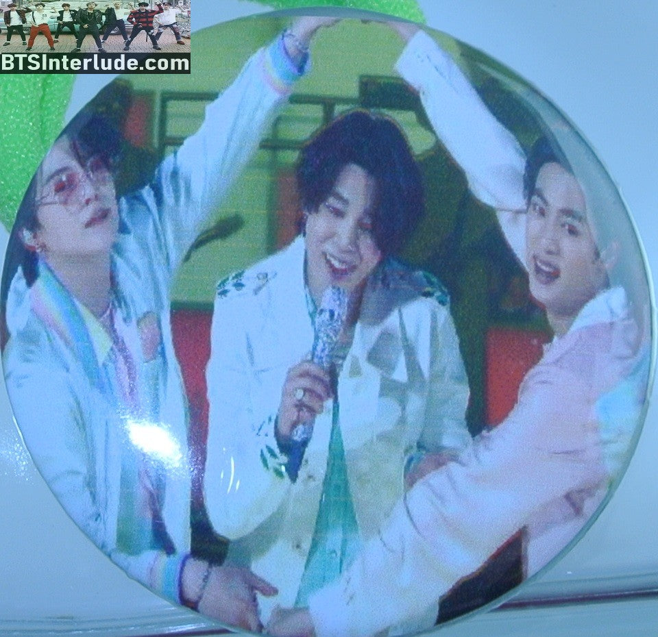 BTS PONYTAIL HOLDER BUTTON SUB-UNIT PERMISSION TO DANCE BUTTER PARK JIMIN JIN KIM SEOKJIN SUGA MIN YOONGI SEAMLESS HAIR TIE