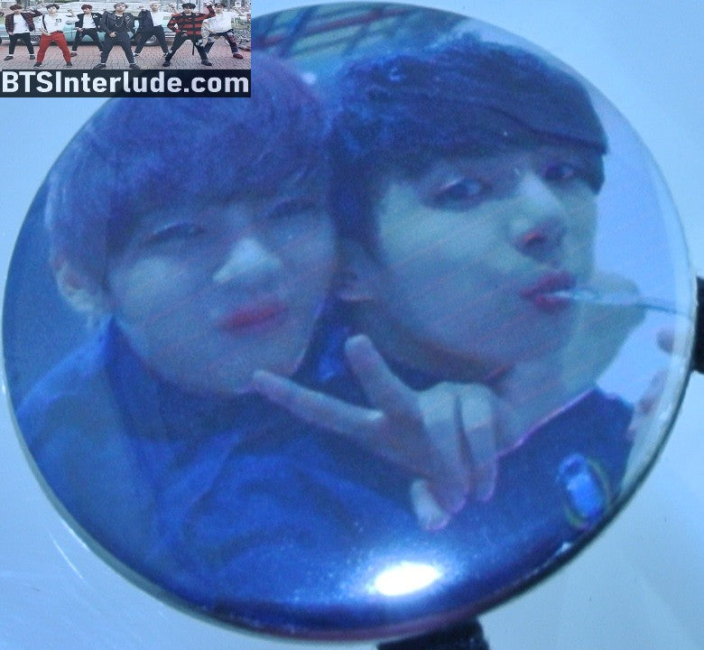 BTS PONYTAIL HOLDER BUTTON SUB-UNIT PRE-DEBUT ERA KIM TAEHYUNG JEON JUNGKOOK SEAMLESS HAIR TIE