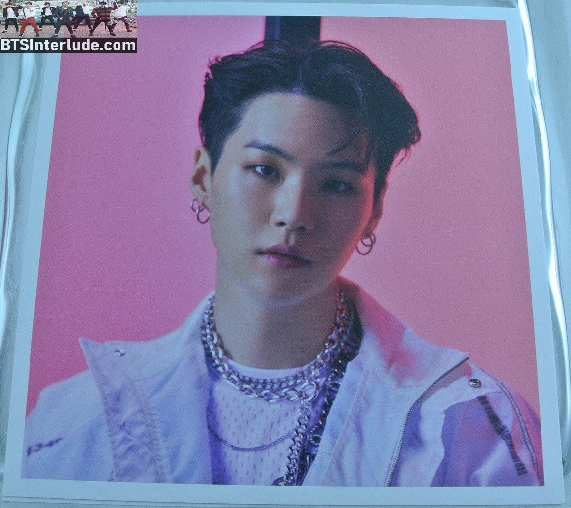 BTS POSTCARD OFFICIAL SUGA MIN YOONGI 민윤기 MAP OF THE SOUL ON:E ONE CONCEPT BOOK SQUARE EXCLUSIVE LIMITED EDITION WITH BOOK SET ONLY NEW OFFICIAL MERCHANDISE