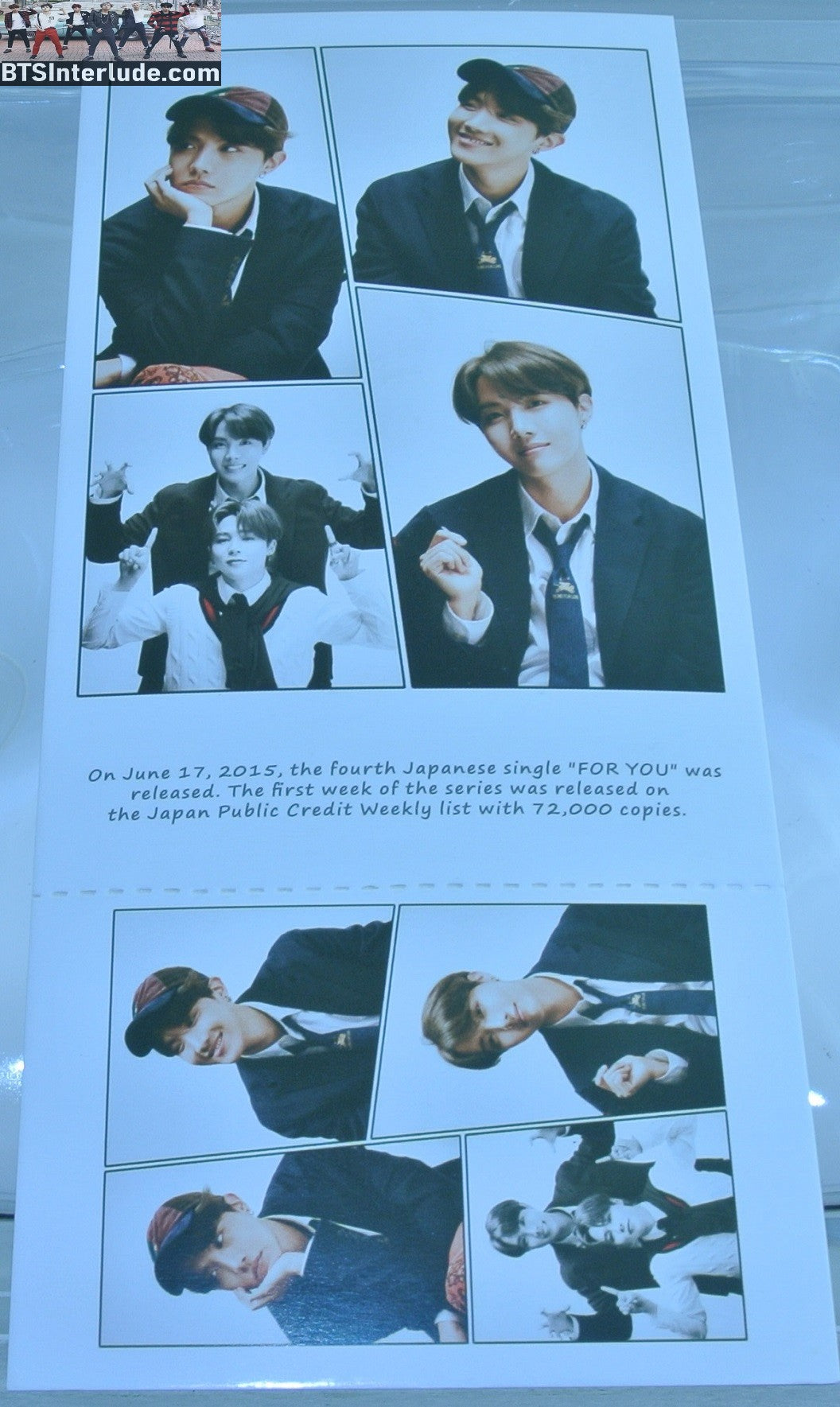 BTS POSTCARD PHOTOCARD FANSITE J-HOPE JUNG HOSEOK 정호석 MOTS 7 MAP OF THE SOUL 4 FRAMES PC & POST CARD COMBO