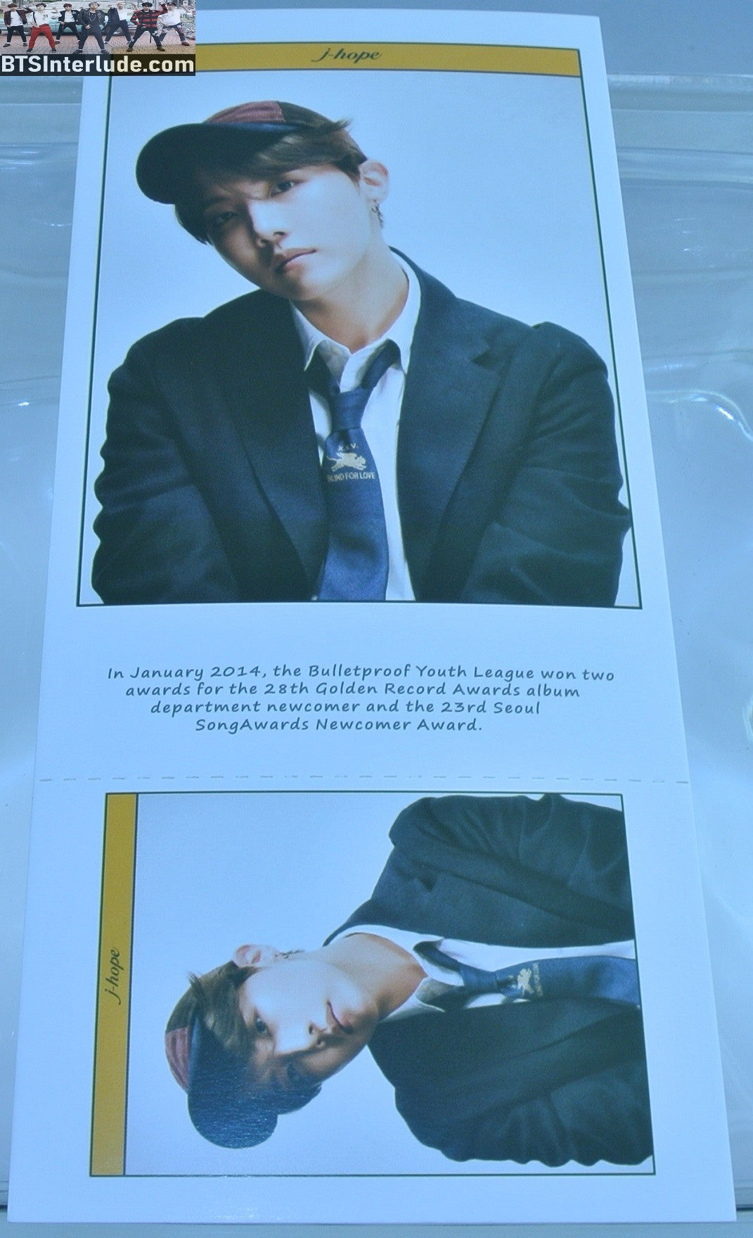 BTS POSTCARD PHOTOCARD FANSITE J-HOPE JUNG HOSEOK 정호석 MOTS 7 MAP OF THE SOUL SERIOUS CAP PC & POST CARD COMBO
