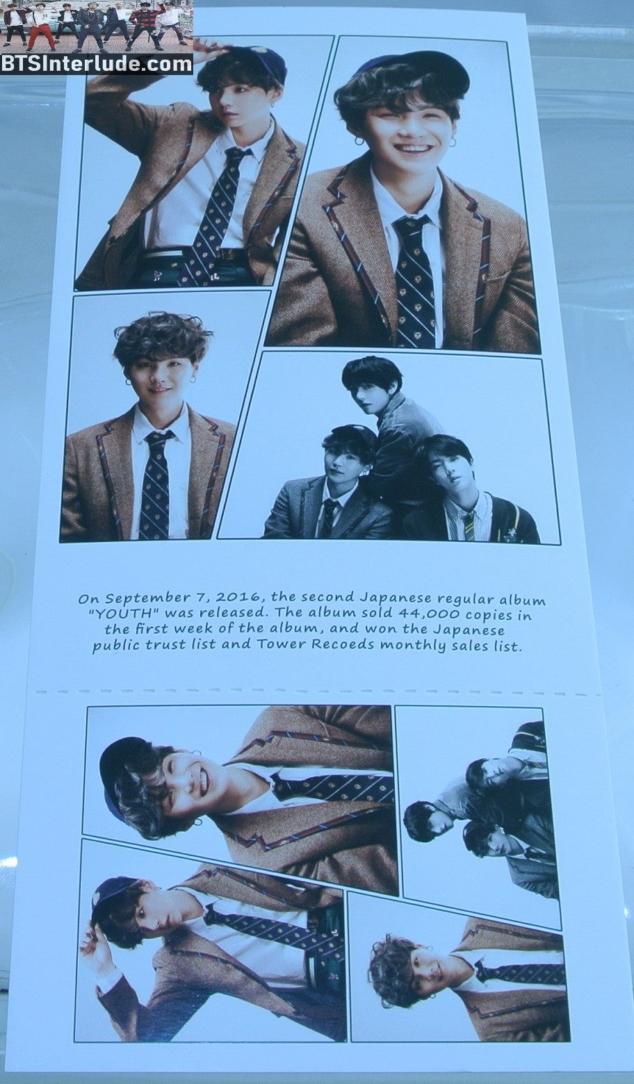 BTS POSTCARD PHOTOCARD FANSITE SUGA MIN YOONGI 민윤기 4 FRAMES MOTS 7 MAP OF THE SOUL POST CARD PHOTO CARD SET