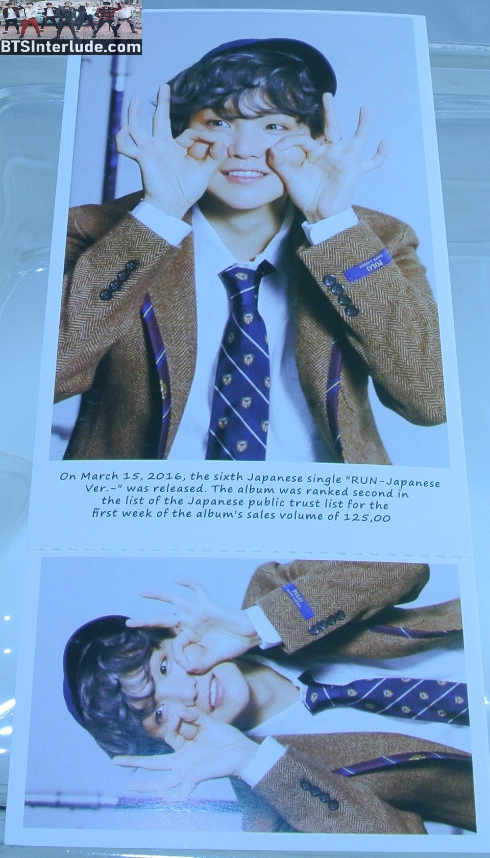 BTS POSTCARD PHOTOCARD FANSITE SUGA MIN YOONGI 민윤기 SMILE MOTS 7 MAP OF THE SOUL POST CARD PHOTO CARD SET