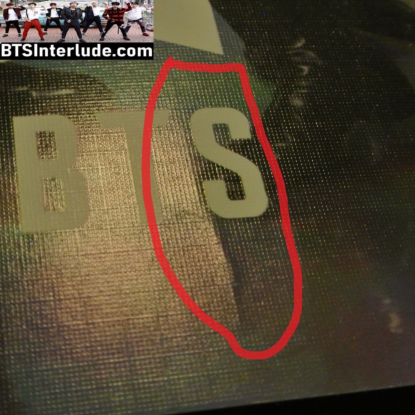 BTS POSTER MINI FANSITE GROUP WHITE SUITS JUNGKOOK V JIMIN RM J-HOPE SUGA JIN