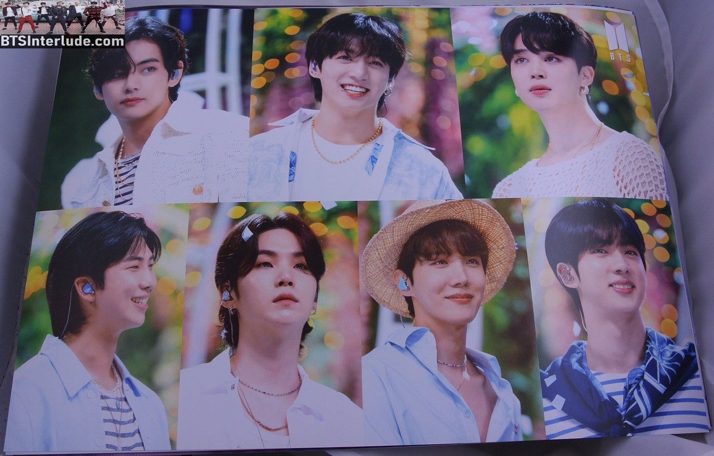 BTS POSTER MINI FANSITE GROUP INKIGAYO FOR YOUTH PERFORMANCE JUNGKOOK V JIMIN RM J-HOPE SUGA JIN