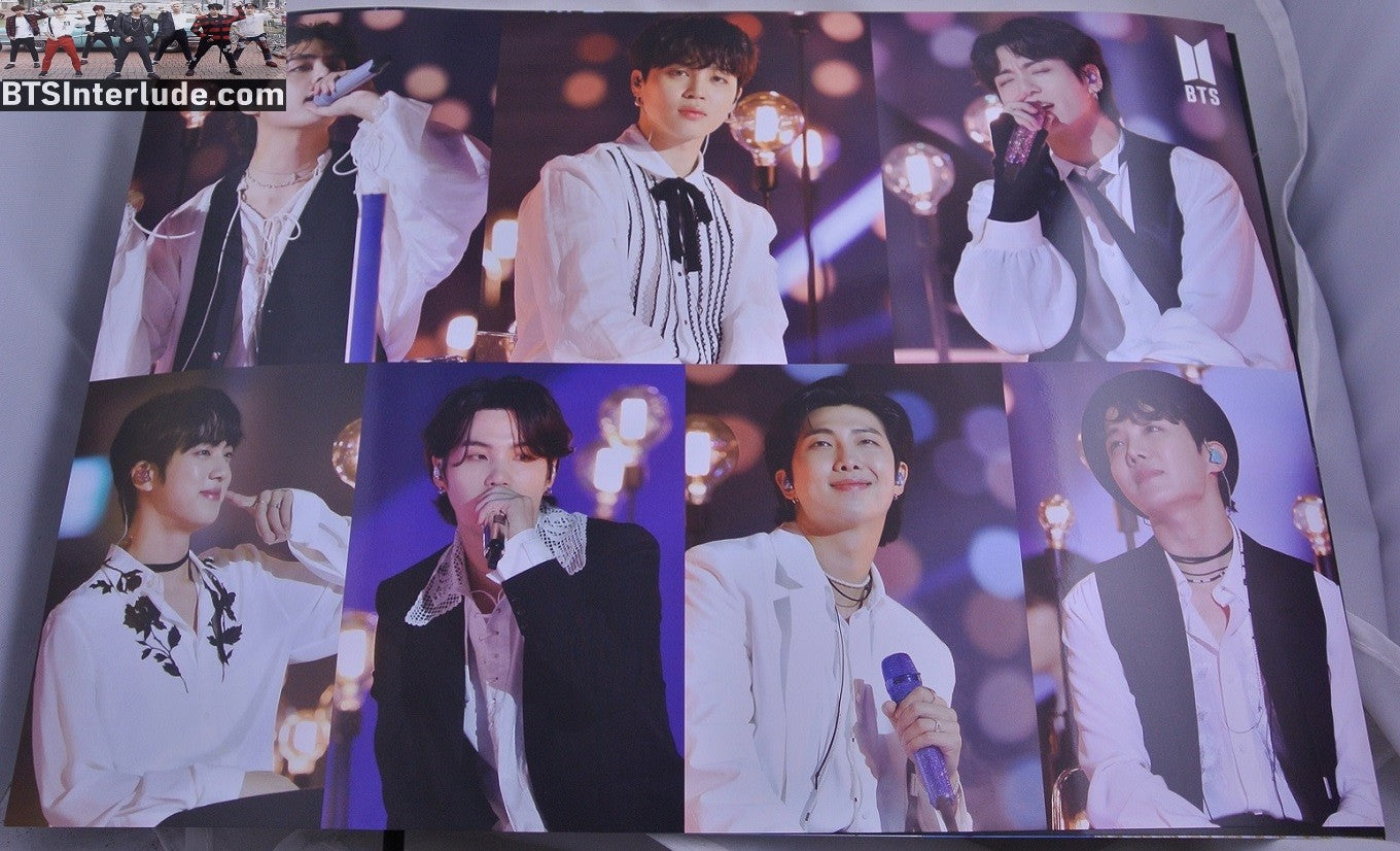 BTS POSTER MINI FANSITE GROUP M COUNTDOWN YET TO COME JUNGKOOK V JIMIN RM J-HOPE SUGA JIN