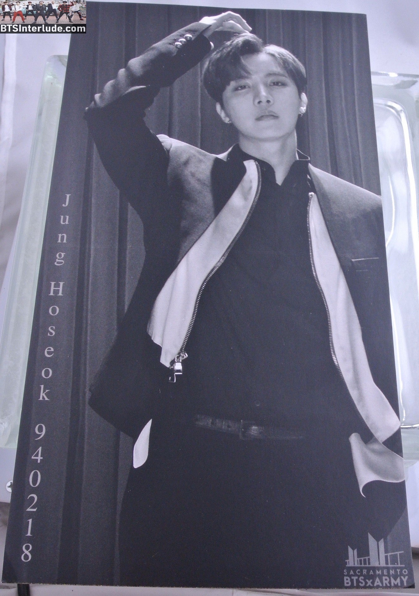 BTS POSTER MINI FANSITE J-HOPE JUNG HOSEOK 정호석 HAPPY BIRTHDAY MOTS MAP OF THE SOUL 7 SLOGAN BANNER SIGN