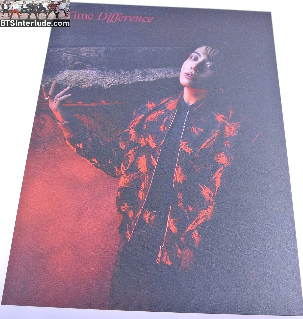 BTS POSTER MINI OFFICIAL JEON JUNGKOOK 전정국 TIME DIFFERENCE PHOTOFOLIO NEW OFFICIAL MERCHANDISE
