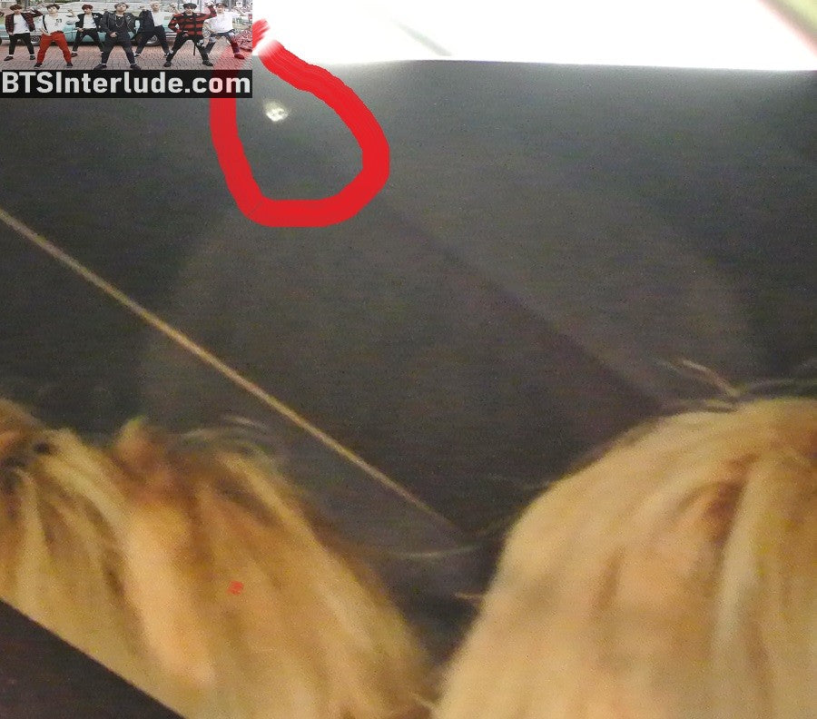 BTS POSTER MINI V KIM TAEHYUNG 김태형 THE BEST JAPAN 2 SIDED BLOND HAIR BLACK TUX MIRRORS OFFICIAL MERCHANDISE