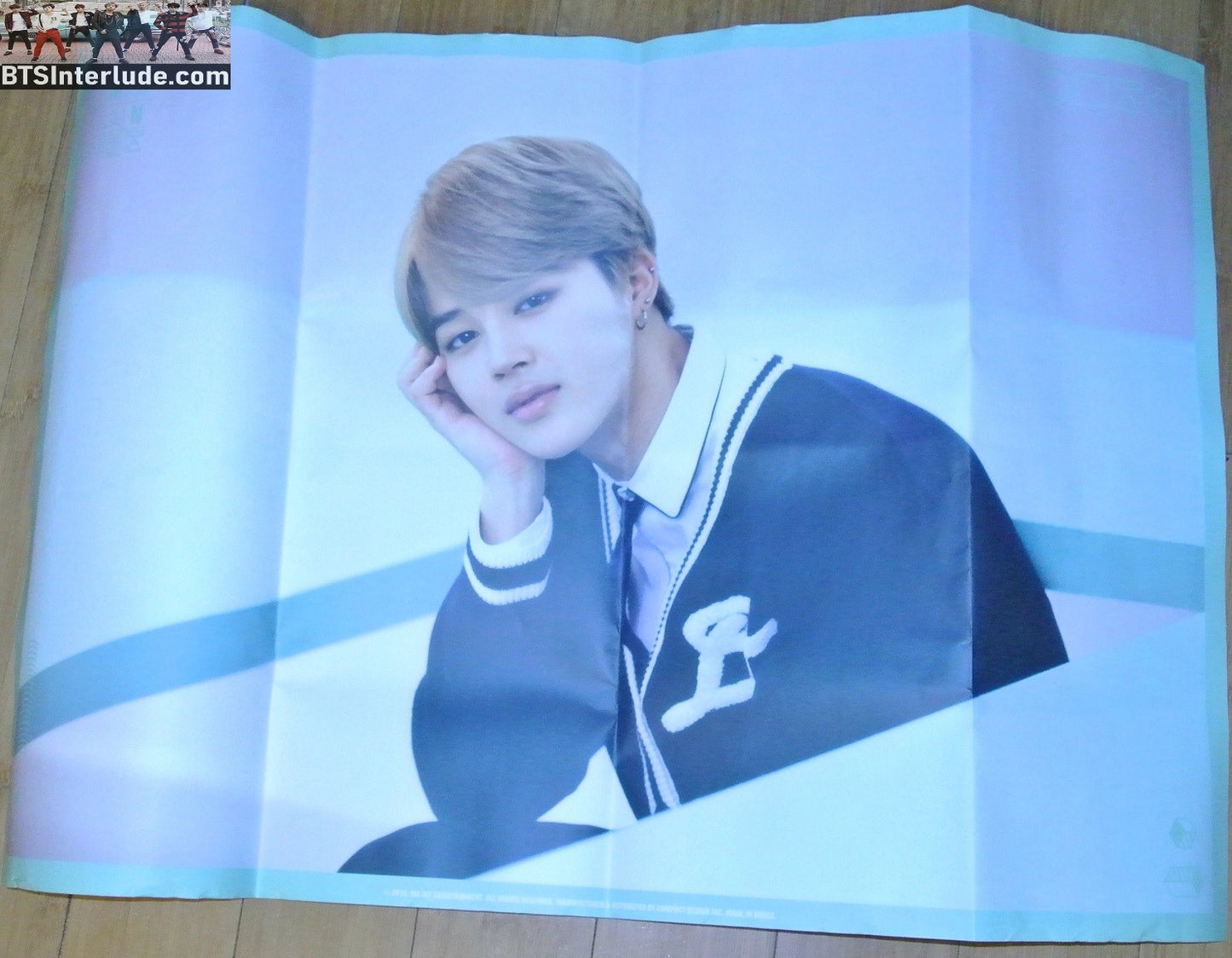 BTS POSTER OFFICIAL PARK JIMIN 박지민 3RD MUSTER FIRST EDITION LIMITED 2016 OFFICIAL MERCHANDISE 20" X 28.75"
