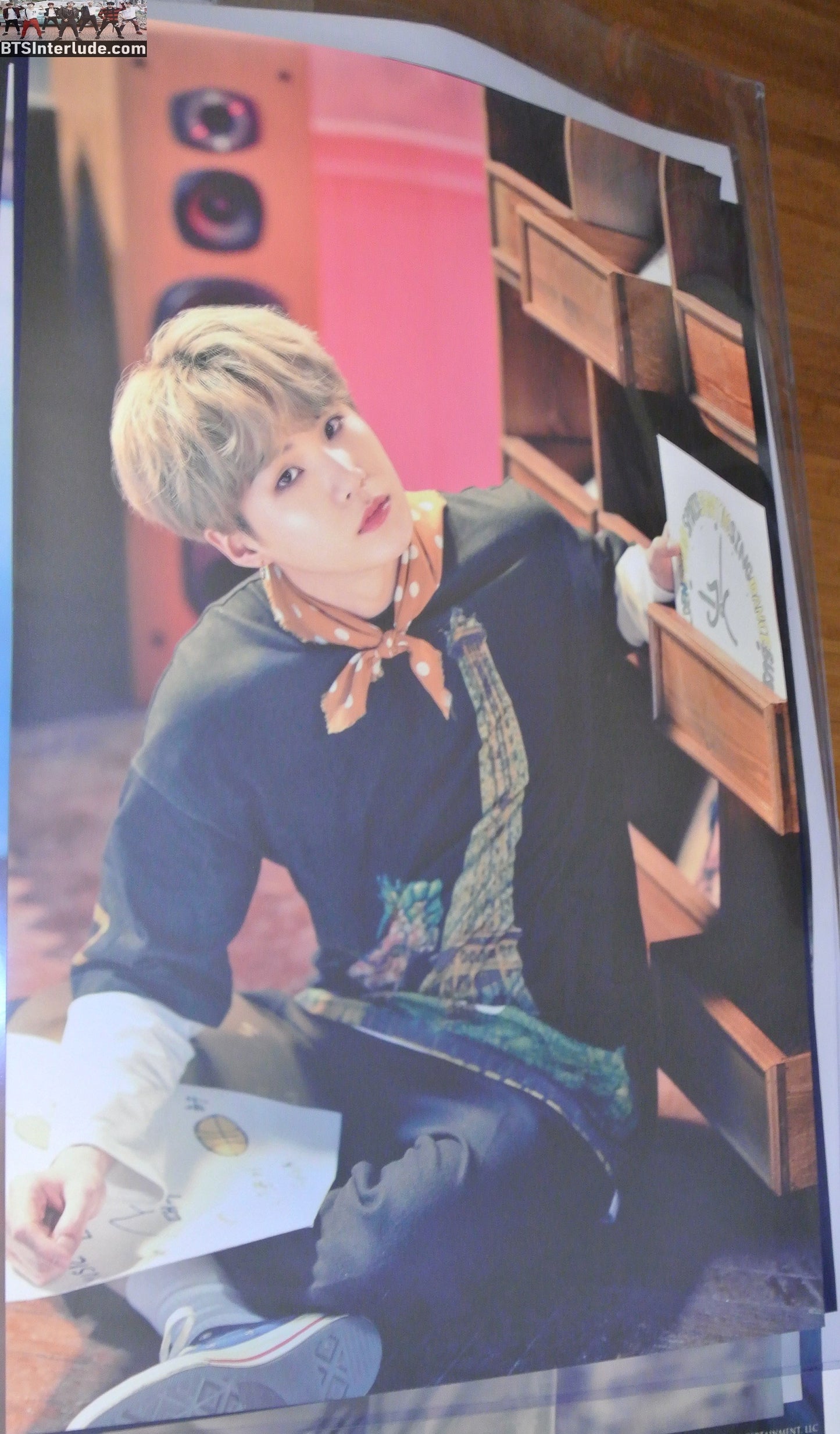 BTS POSTER OFFICIAL SUGA MIN YOONGI 민윤기 MAGIC SHOP 5TH MUSTER FIRST EDITION LIMITED VERSION NEW OFFICIAL MERCHANDISE