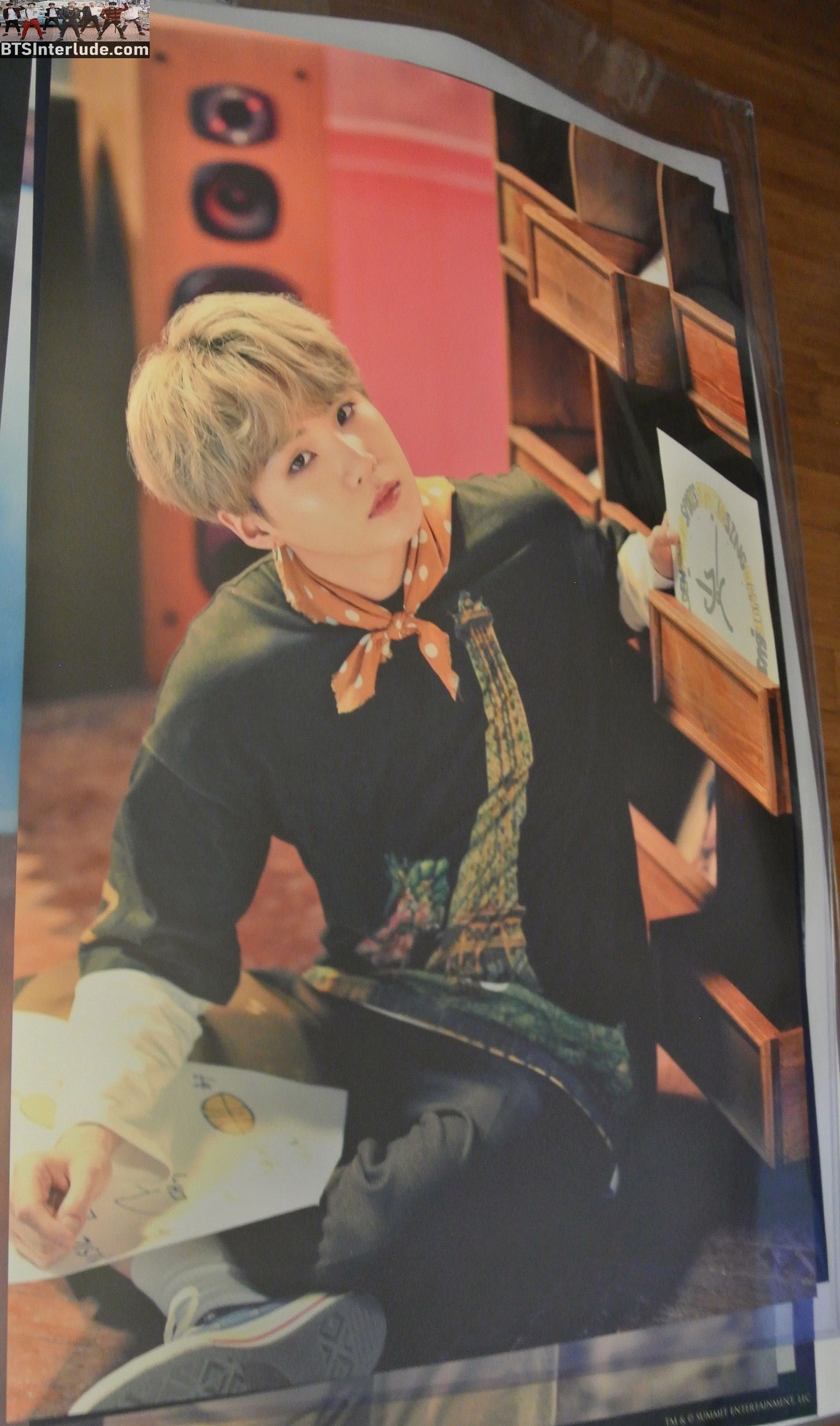 BTS POSTER OFFICIAL SUGA MIN YOONGI 민윤기 MAGIC SHOP 5TH MUSTER FIRST EDITION LIMITED VERSION NEW OFFICIAL MERCHANDISE