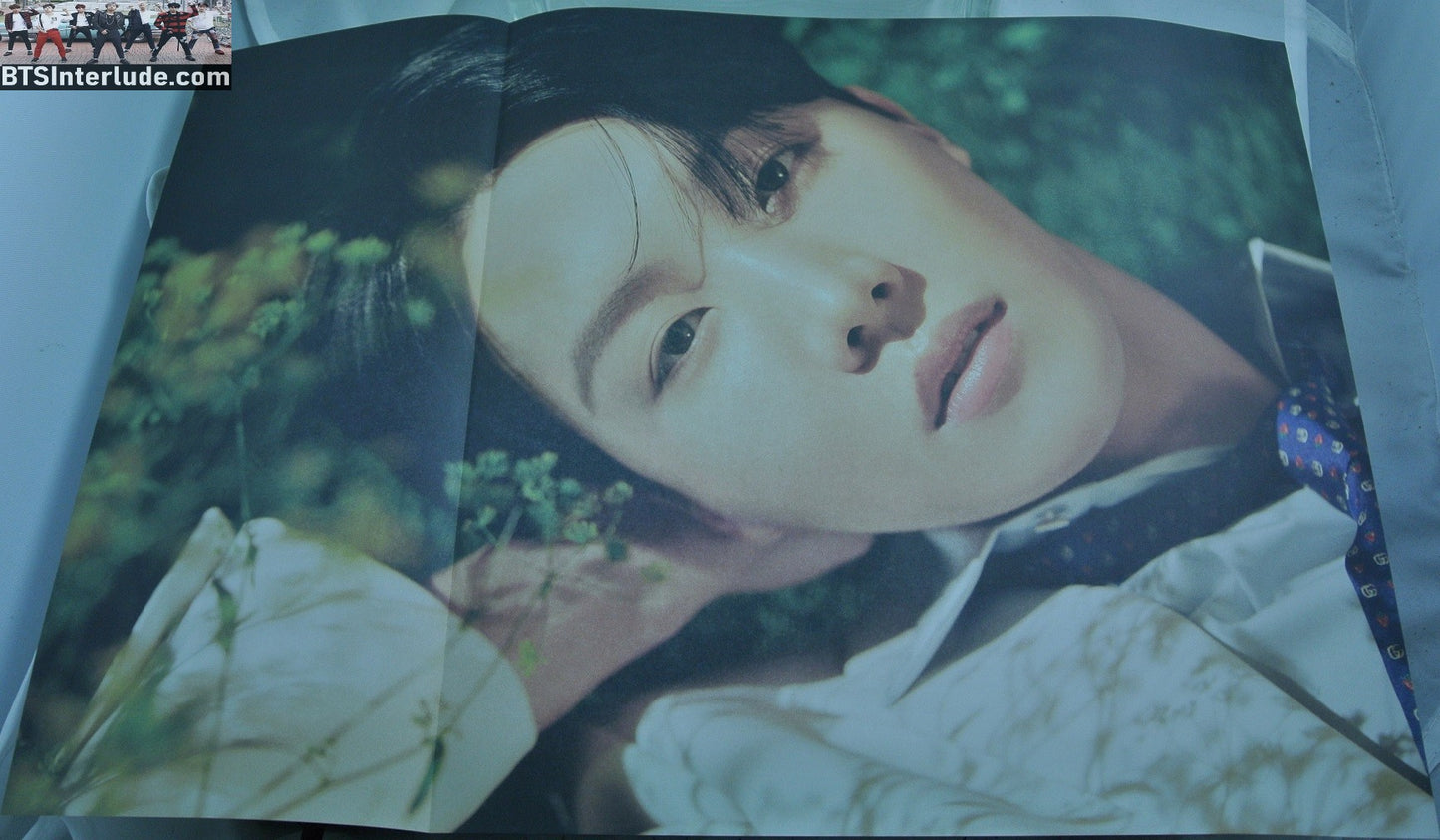 BTS POSTER FOLDED OFFICIAL J-HOPE JUNG HOSEOK 정호석 CLOSEUP LYING FLOWERS KOREA HYBE INSIGHT LIMITED EDITION OFFICIAL MERCHANDISE