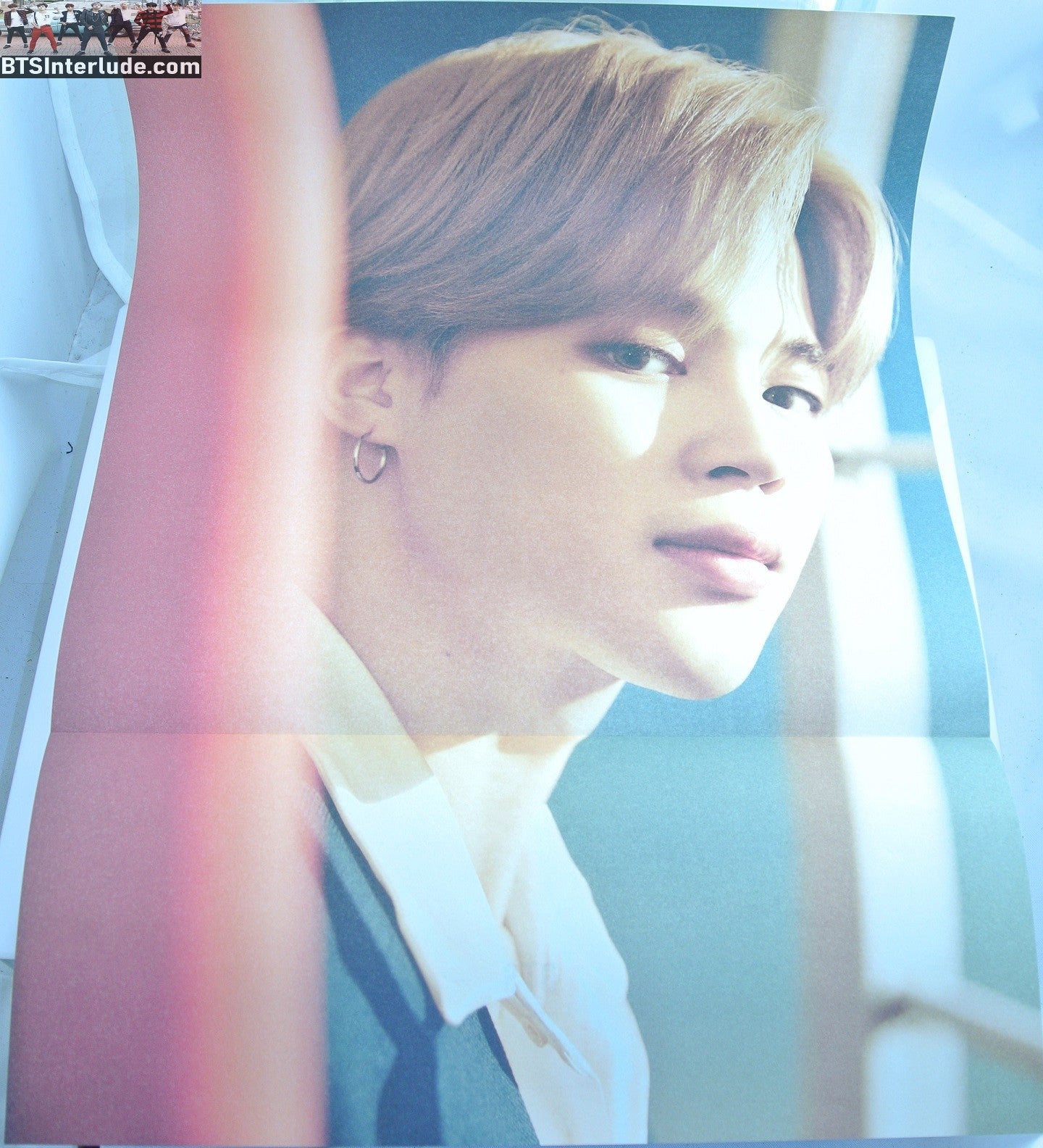BTS POSTER FOLDED OFFICIAL PARK JIMIN 박지민 CLOSEUP LADDER HYBE INSIGHT LIMITED EDITION OFFICIAL MERCHANDISE