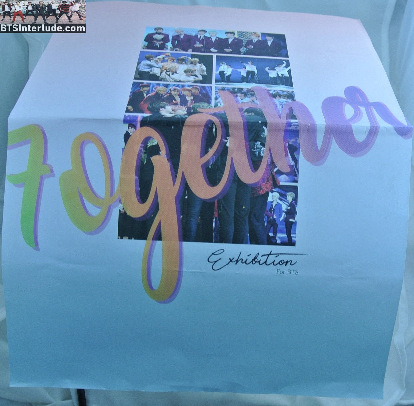 BTS POSTER MINI OFFICIAL GROUP 2016 EXHIBITION TOGETHER JUNGKOOK V JIMIN RM J-HOPE SUGA JIN