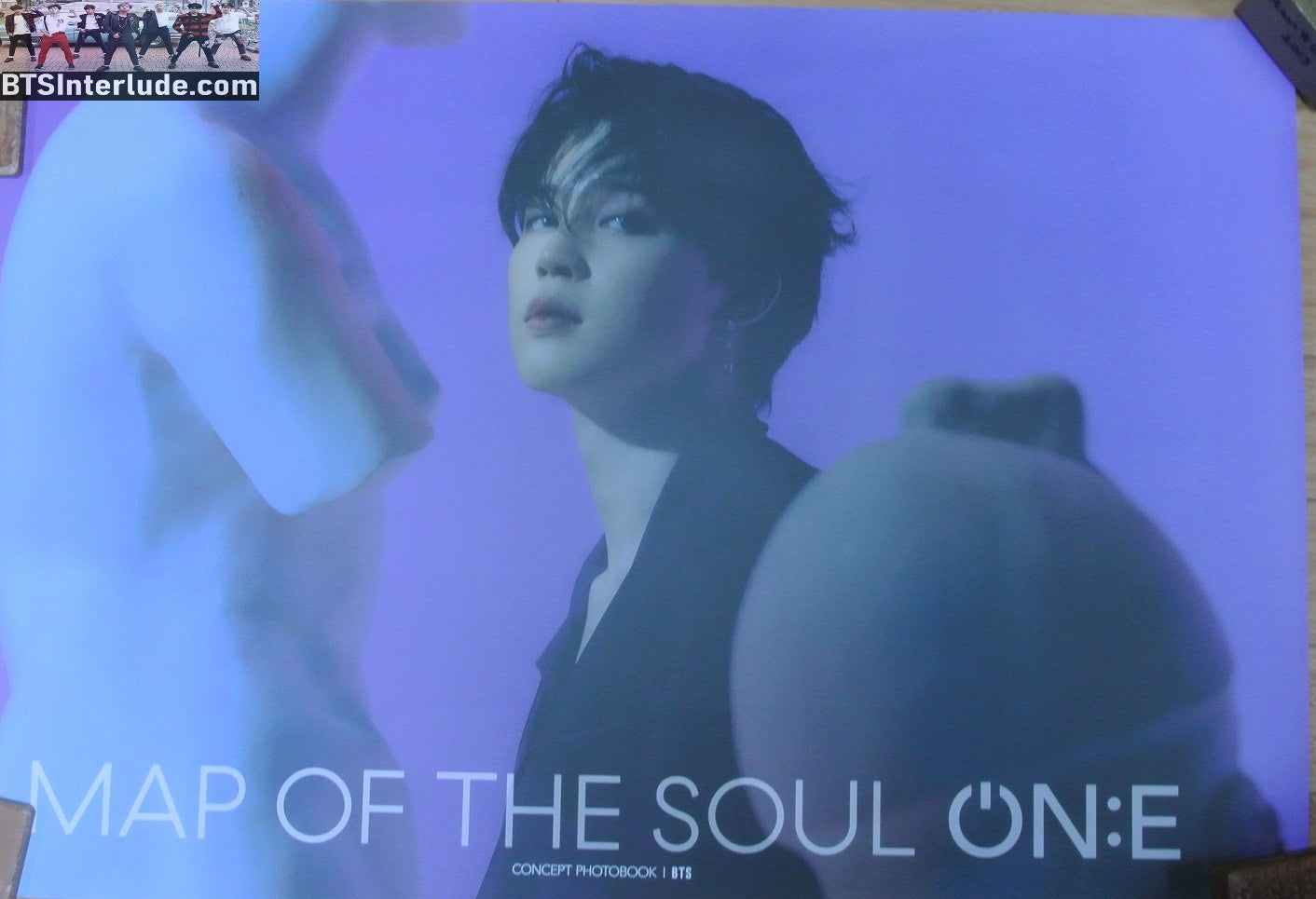 BTS POSTER OFFICIAL PARK JIMIN 박지민 MAP OF THE SOUL ON:E ONE MOTS BOOK FIRST EDITION LIMITED VERSION NEW OFFICIAL MERCHANDISE 24" X 36"