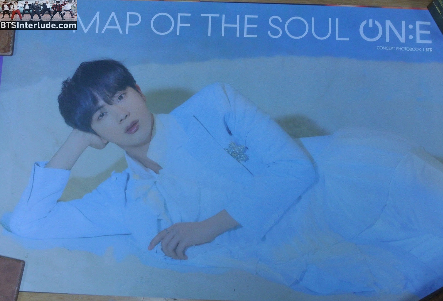 BTS POSTER OFFICIAL JIN KIM SEOKJIN 김석진 MAP OF THE SOUL ON:E ONE BOOK SPECIAL FIRST EDITION LIMITED VERSION NEW OFFICIAL MERCHANDISE 24" X 36"