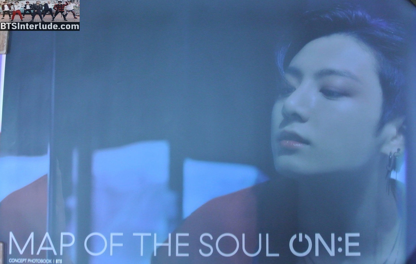 BTS POSTER OFFICIAL JEON JUNGKOOK 전정국 MAP OF THE SOUL ON:E ONE BOOK SPECIAL FIRST EDITION LIMITED VERSION NEW OFFICIAL MERCHANDISE 24" X 36"