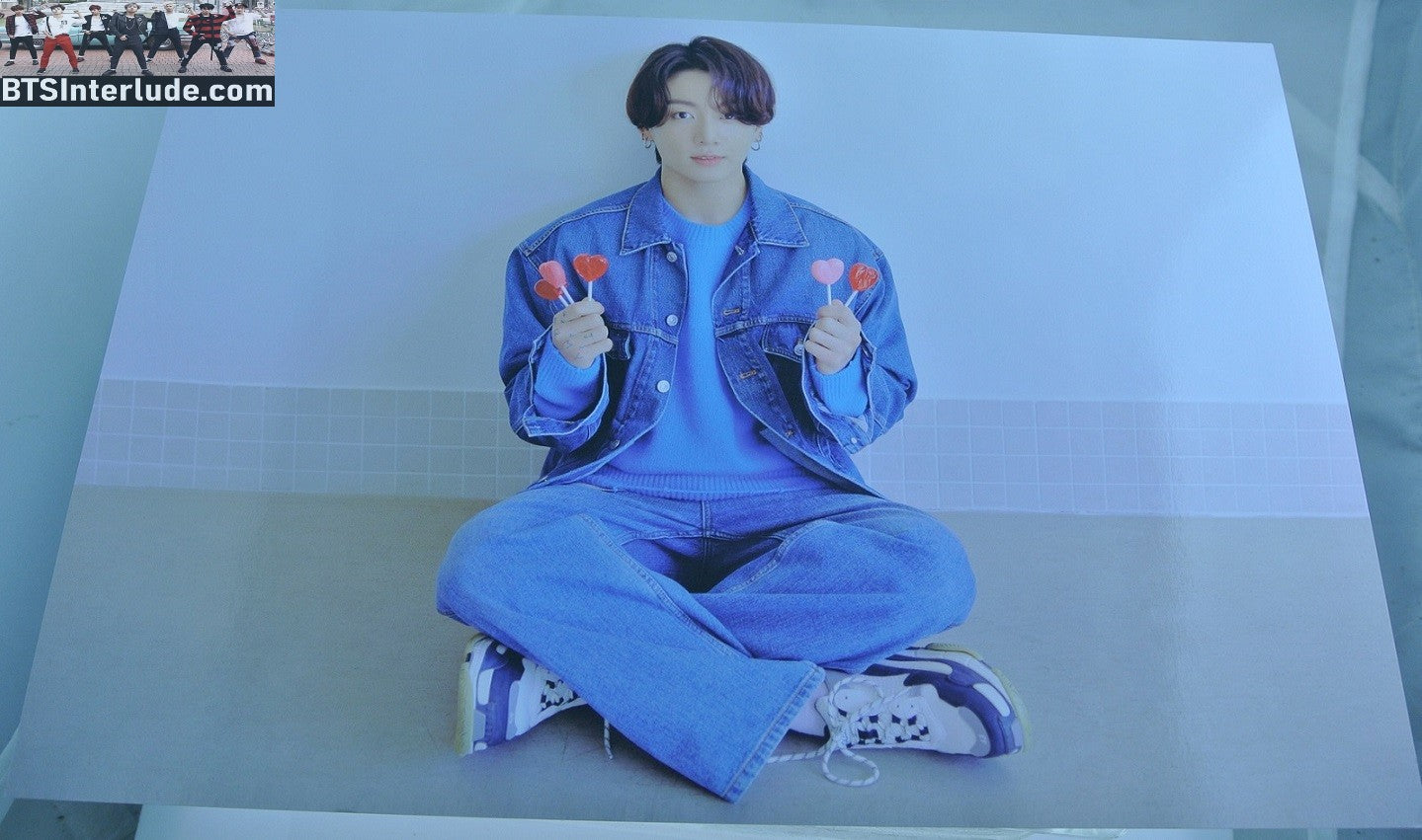 BTS POSTER MINI OFFICIAL JEON JUNGKOOK 전정국 BUSAN PHOTO HYBE INSIGHT LIMITED EDITION OFFICIAL MERCHANDISE