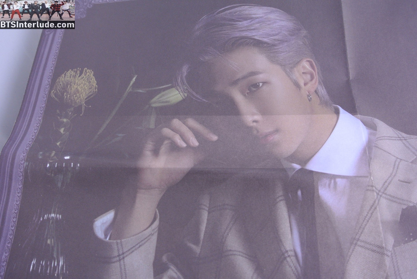 BTS POSTER FOLDED OFFICIAL RM KIM NAMJOON 김남준 MAP OF THE SOUL 7 MOTS 7 OFFICIAL MERCHANDISE