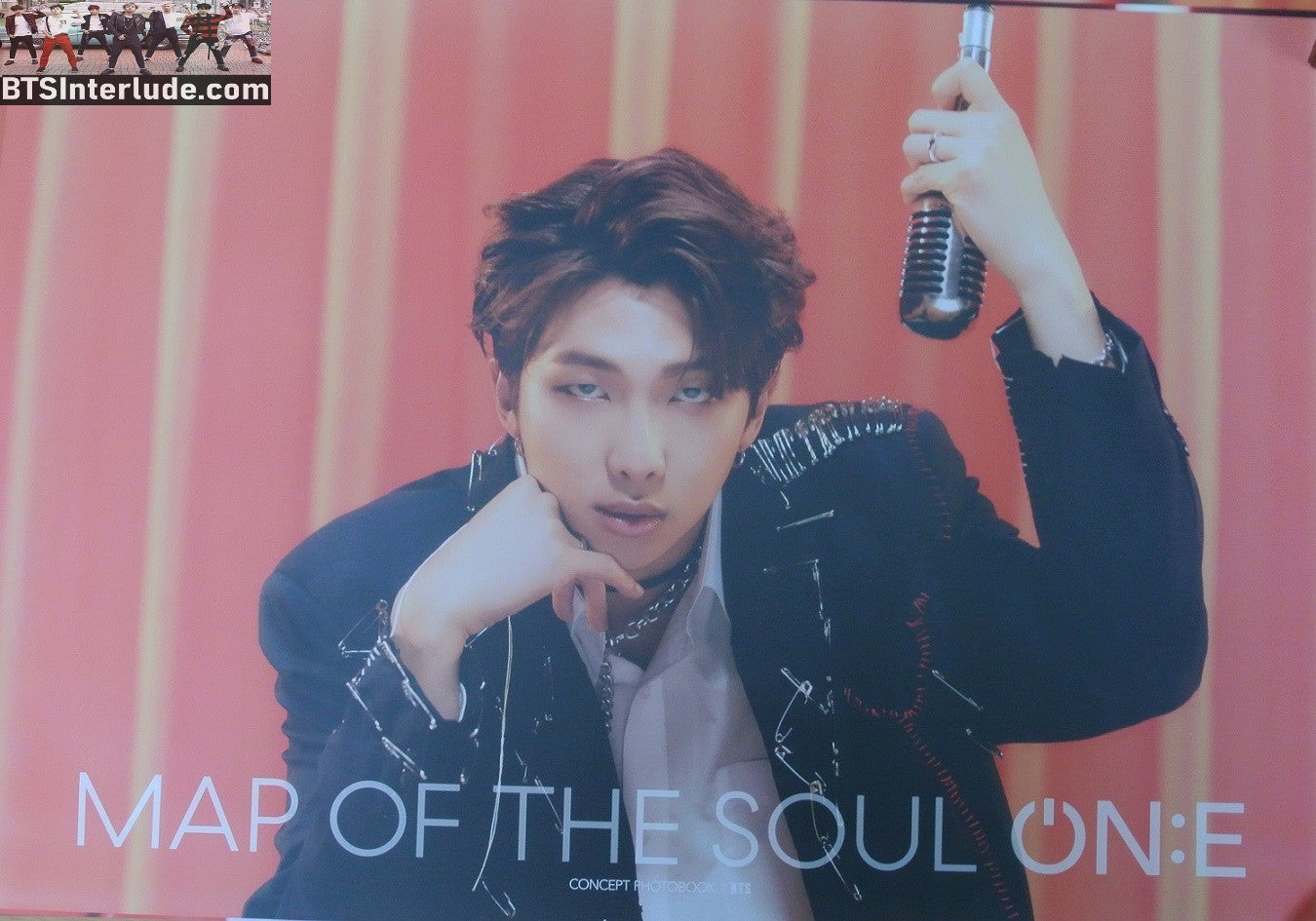 BTS POSTER OFFICIAL RM KIM NAMJOON 김남준 MAP OF THE SOUL ON:E ONE BOOK SPECIAL FIRST EDITION LIMITED VERSION NEW OFFICIAL MERCHANDISE 24" X 36"