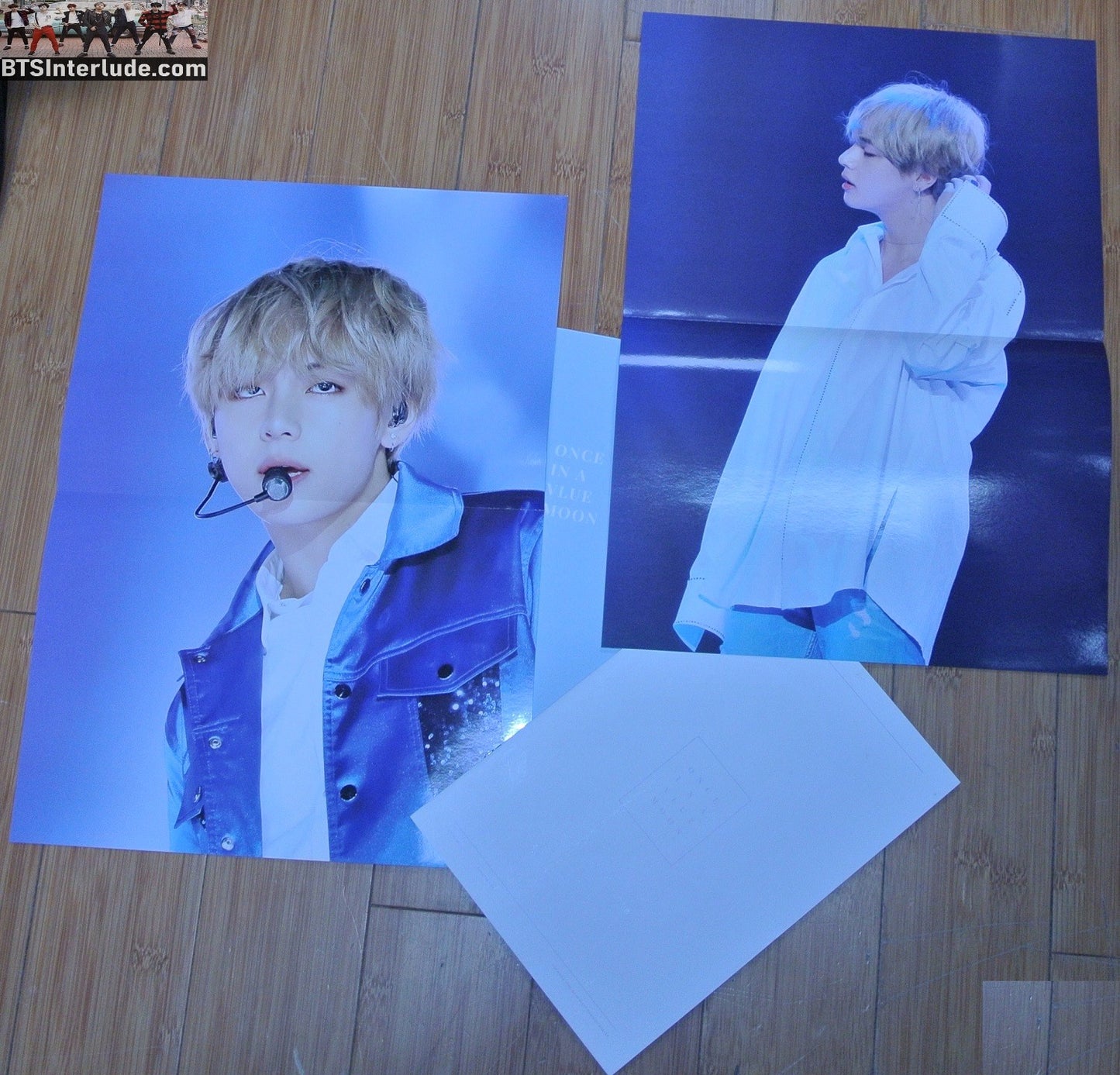 BTS BOOK FANSITE V KIM TAEHYUNG 김태형 VIA FANSITE PHOTO BOOK 2 POSTERS FOLDER PHOTOBOOK FANSIGN GAYO CONCERTS
