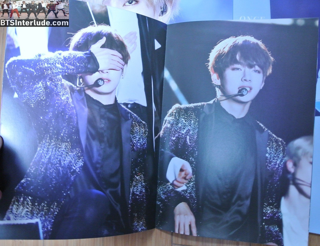 BTS BOOK FANSITE V KIM TAEHYUNG 김태형 VIA FANSITE PHOTO BOOK 2 POSTERS FOLDER PHOTOBOOK FANSIGN GAYO CONCERTS