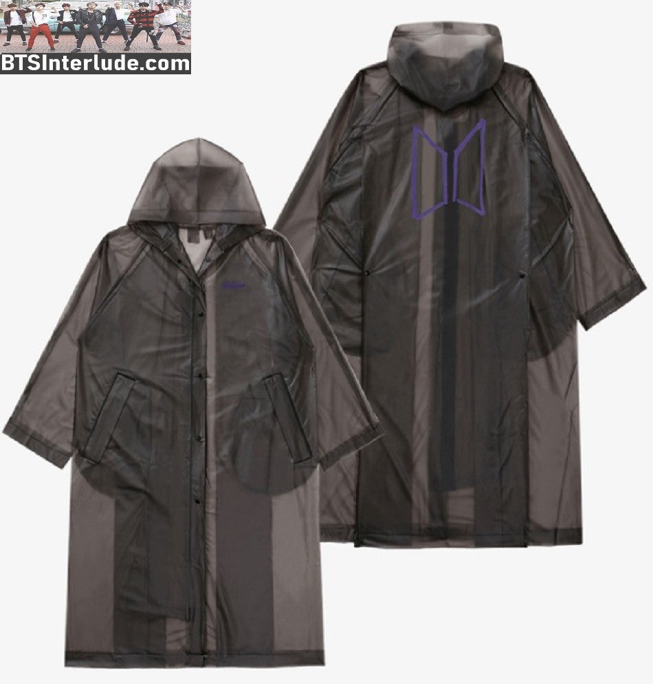 BTS RAINCOAT JEON JUNGKOOK 전정국 NEW RAINCOAT PONCHO WINDBREAKER HOODIE JACKET OFFICIAL MERCHANDISE
