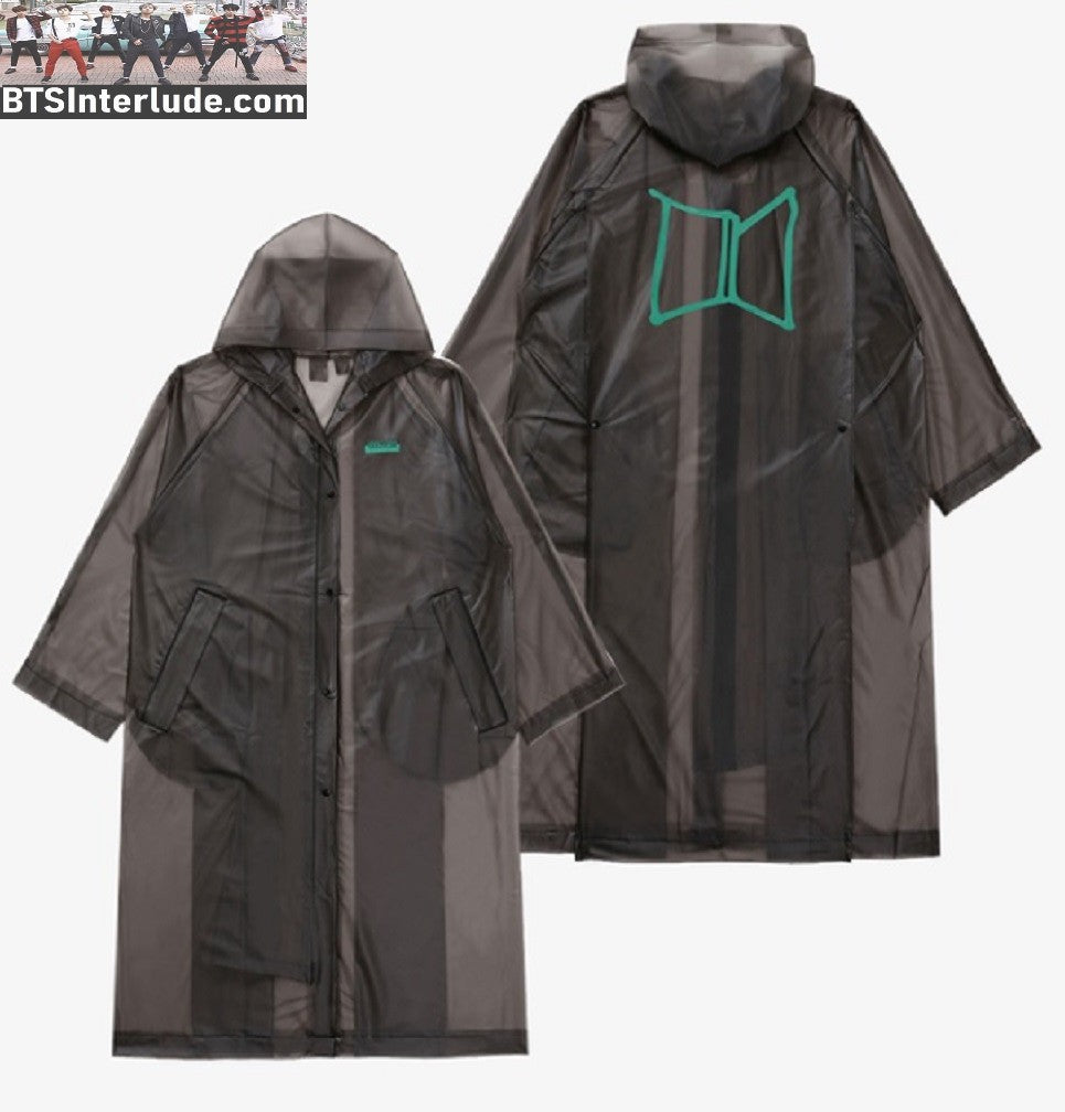 BTS RAINCOAT V KIM TAEHYUNG 김태형 PONCHO WINDBREAKER HOODIE HOODY COAT NEW OFFICIAL MERCHANDISE