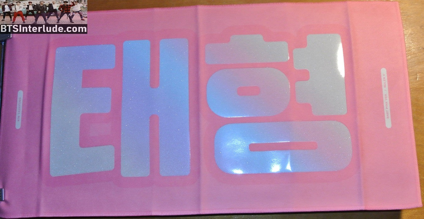 BTS SLOGAN FABRIC XL V KIM TAEHYUNG 김태형 BLUE SWEATER RULER V FANSITE DOUBLE WIDE SLOGAN BANNER LIMITED EDITION