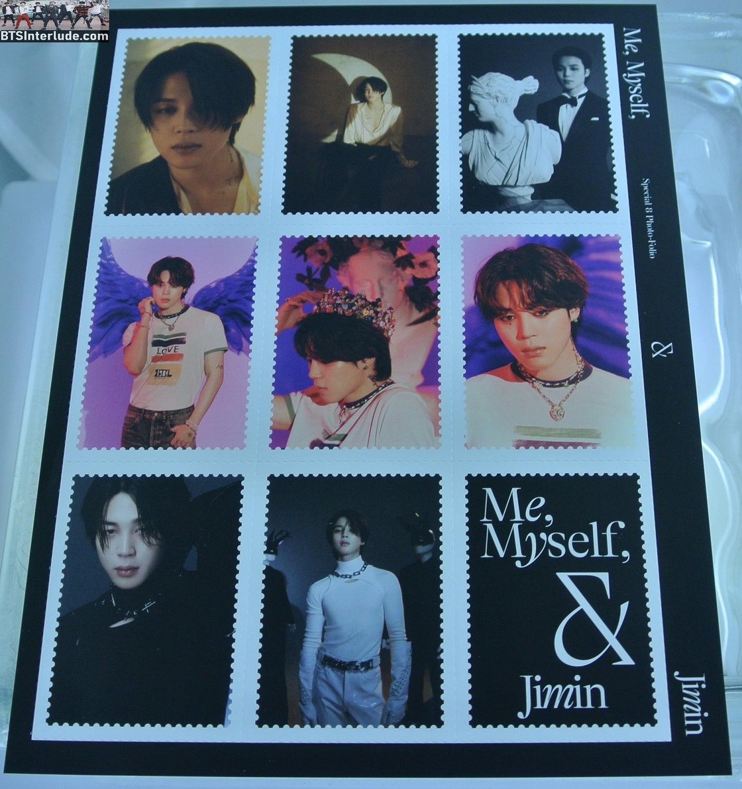 BTS STAMPS PARK JIMIN 박지민 ID CHAOS STAMP SHEET STICKERS 2022 NEW OFFICIAL MERCHANDISE