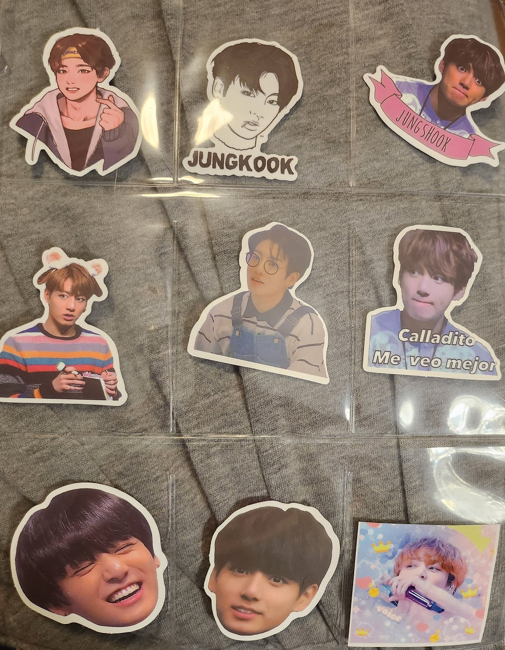 BTS STICKER JEON JUNGKOOK 전정국 MISC STICKERS LARGE