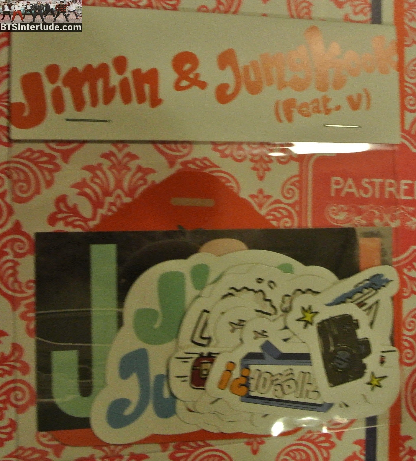 BTS STICKERS SUB-UNIT JEON JUNGKOOK PARK JIMIN ARE YOU SURE NEW OFFICIAL MERCHANDISE