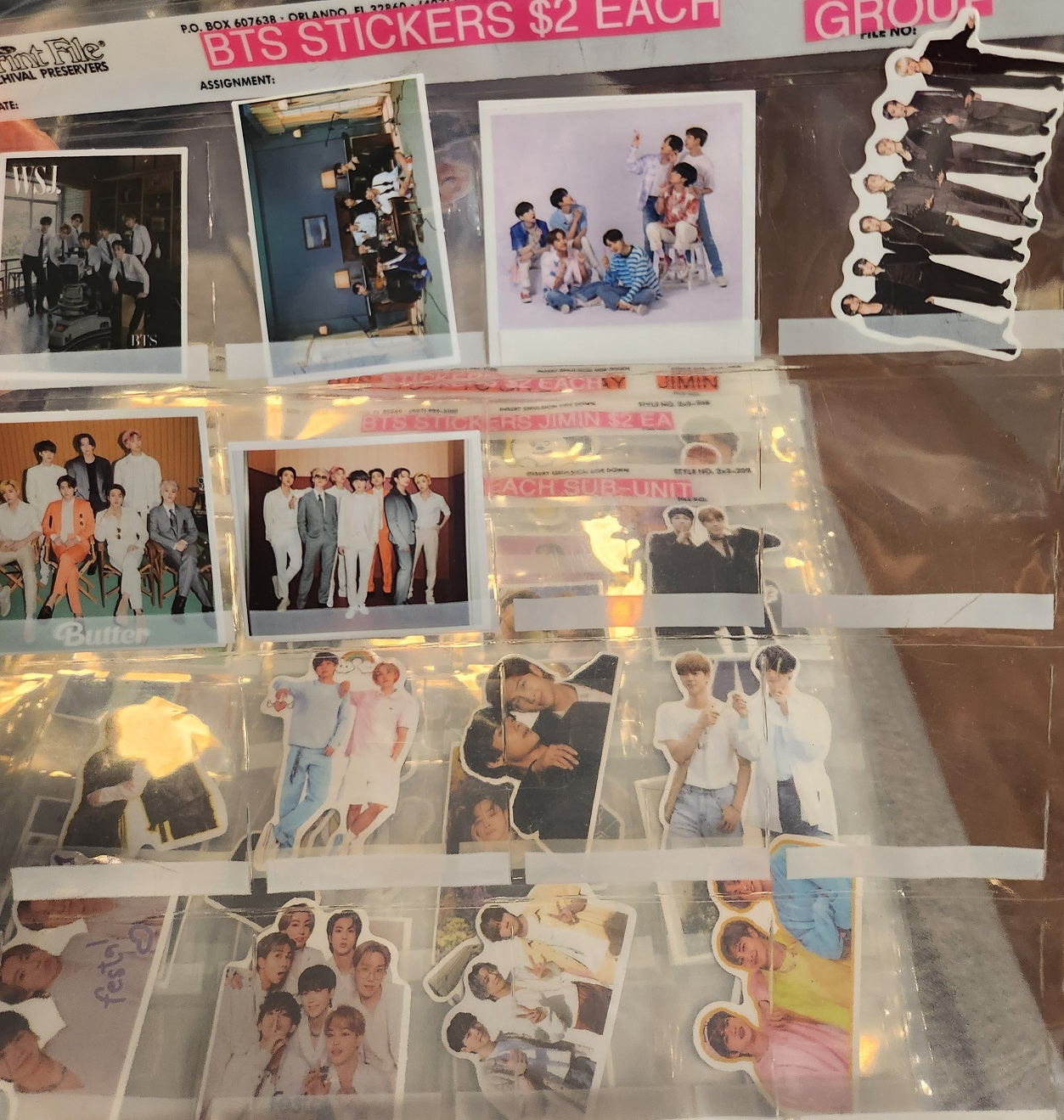 BTS STICKERS GROUP SMALL MISCELLANEOUS