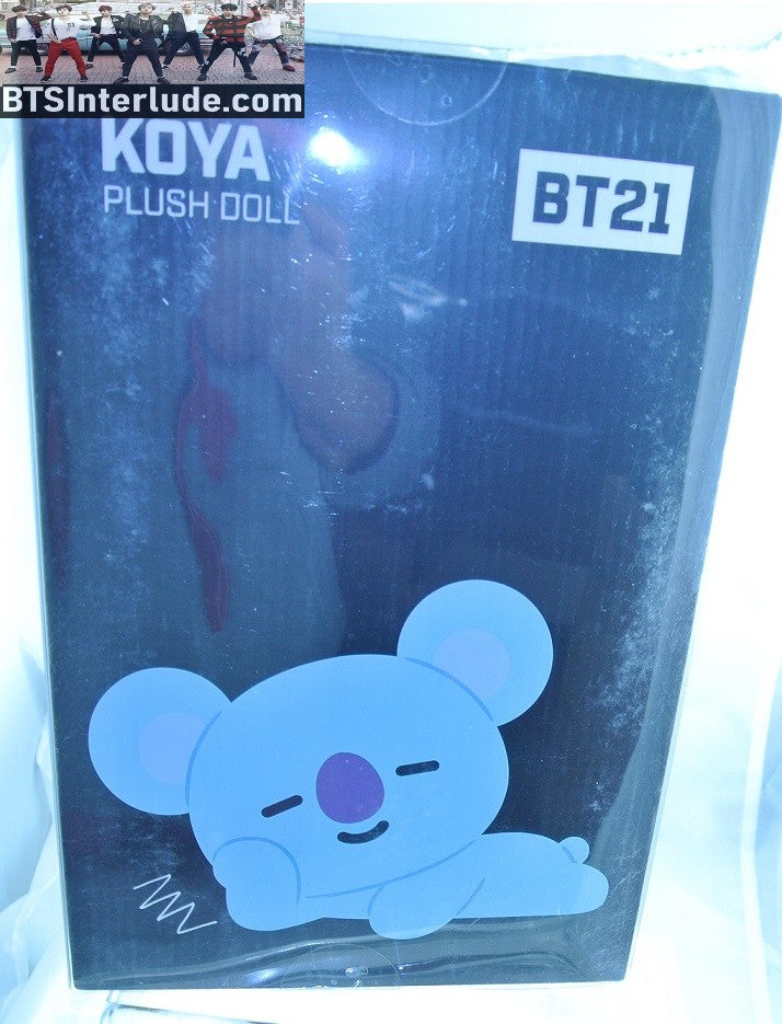 BTS STUFFIE PLUSH DOLL OFFICIAL BT21 KOYA RM KIM NAMJOON 김남준 NEW IN BOX LINE FRIENDS OFFICIAL MERCHANDISE