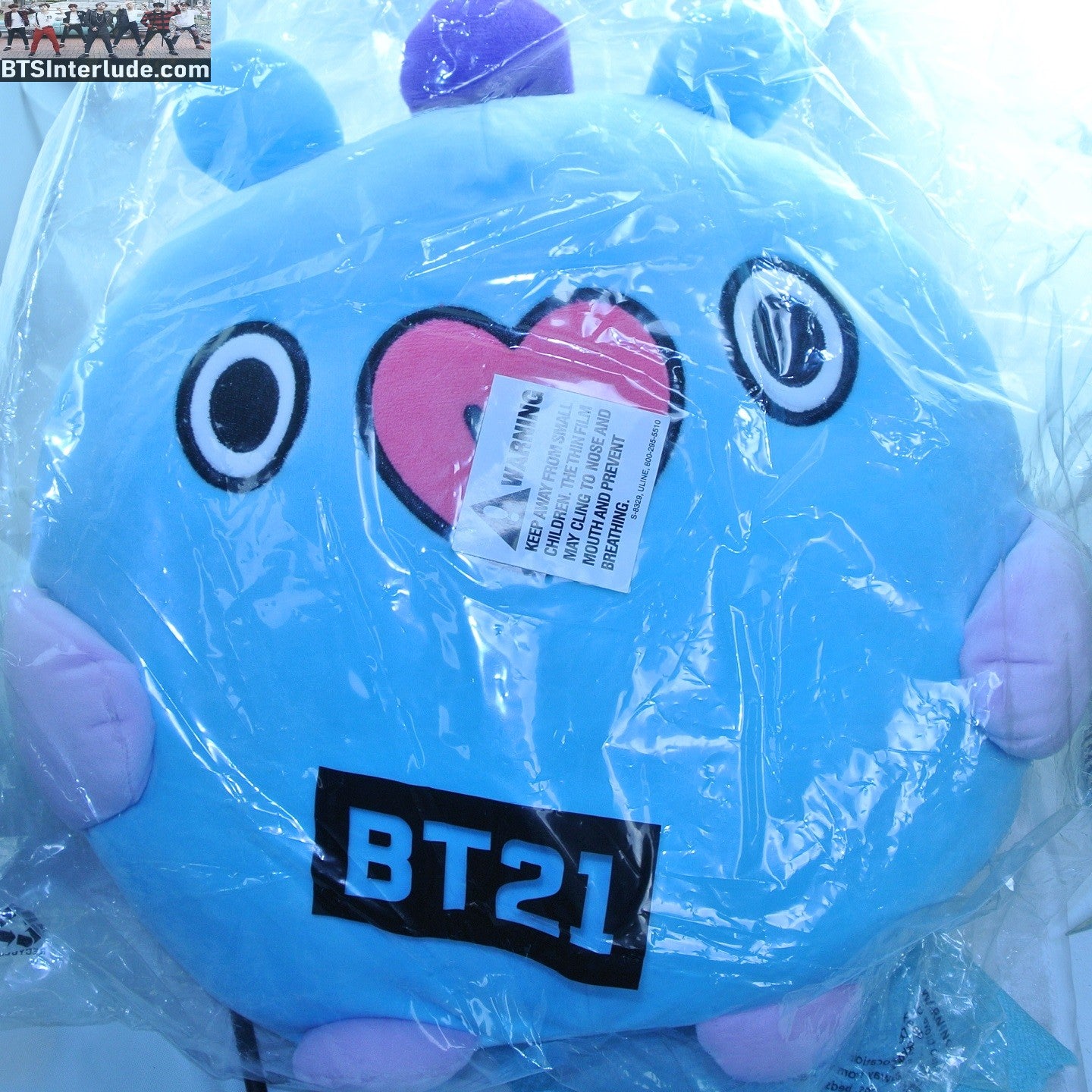 BTS PILLOW STUFFIE PLUSH DOLL OFFICIAL BT21 MANG J-HOPE JUNG HOSEOK 정호석 CUSHION THROW NEW IN PACKAGE LINE FRIENDS OFFICIAL MERCHANDISE