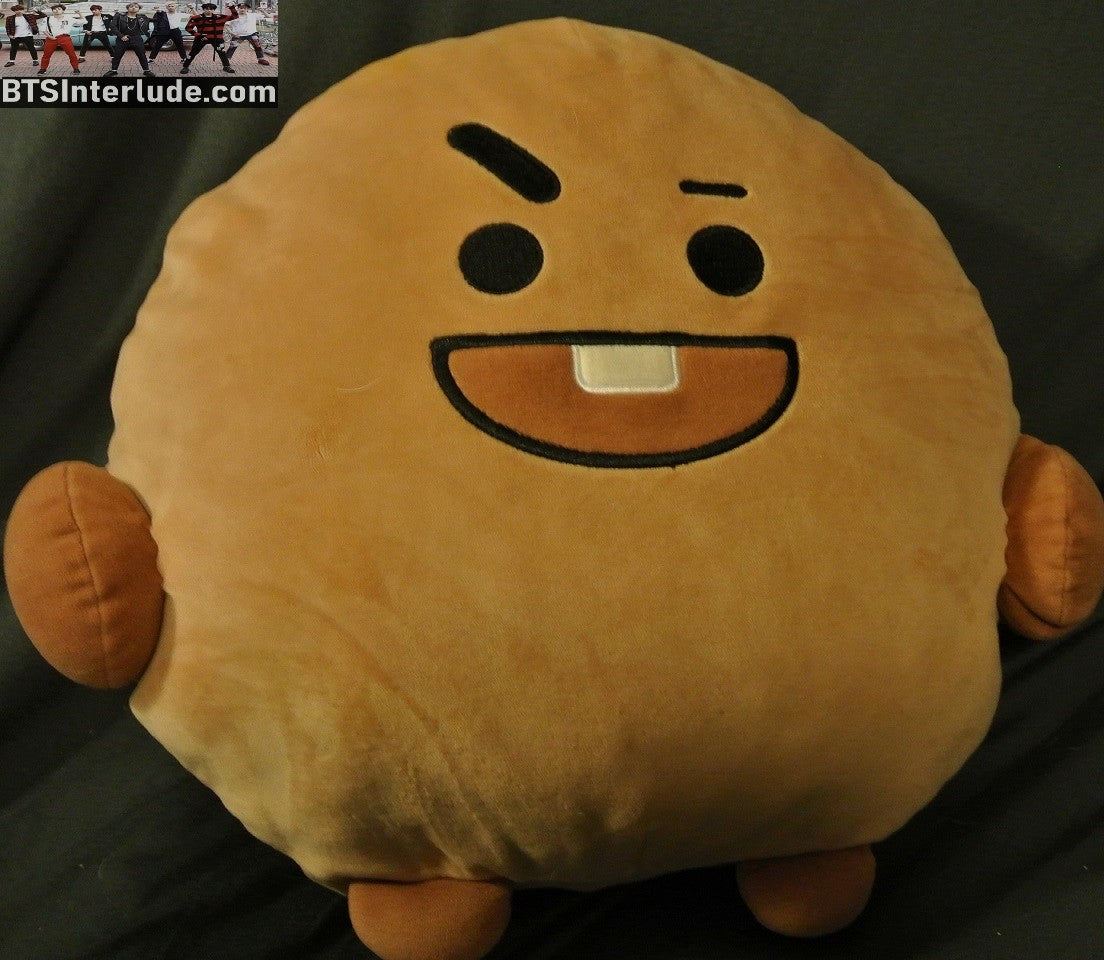 BTS PILLOW STUFFIE OFFICIAL BT21 SHOOKY SUGA MIN YOONGI 민윤기 CUSHION THROW OFFICIAL MERCHANDISE GENTLY USED