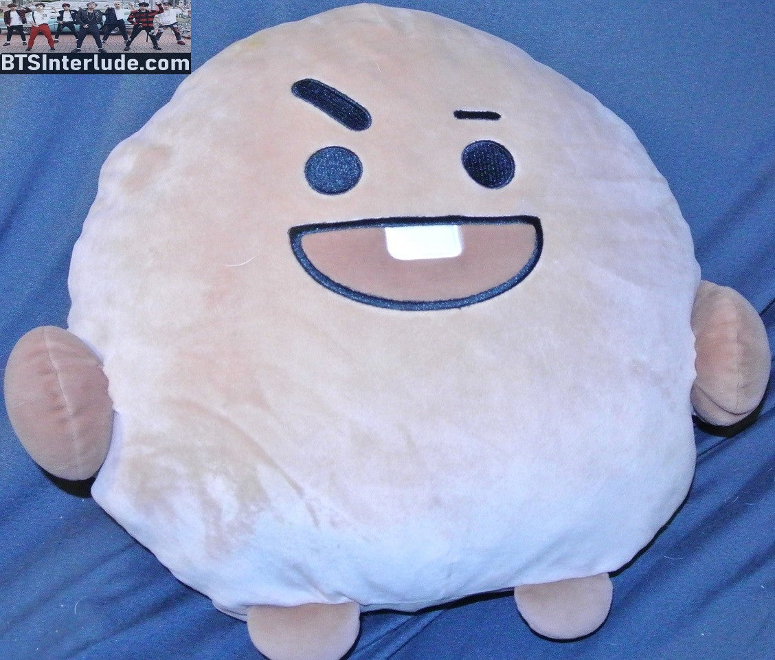 BTS PILLOW STUFFIE OFFICIAL BT21 SHOOKY SUGA MIN YOONGI 민윤기 CUSHION THROW OFFICIAL MERCHANDISE GENTLY USED