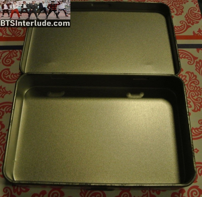 BTS TIN METAL FANSITE V KIM TAEHYUNG 김태형 VTAC FANSITE COVER BOY SILVER PHOTOCARD HOLDER POLAROIDS