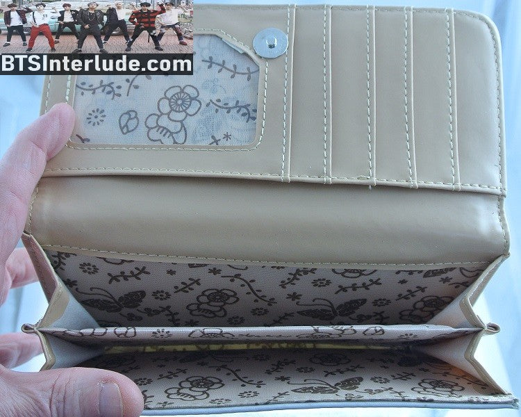 BTS WALLET CLUTCH GROUP AMERICAN MUSIC AWARDS RED CARPET AMAS WHITE JUNGKOOK V JIMIN RM J-HOPE SUGA JIN