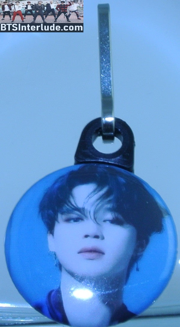 BTS ZIPPER PULL BUTTON PARK JIMIN 박지민 MAP OF THE SOUL 7 MOTS 7 PURSE BACKPACK JACKET KEYCHAIN