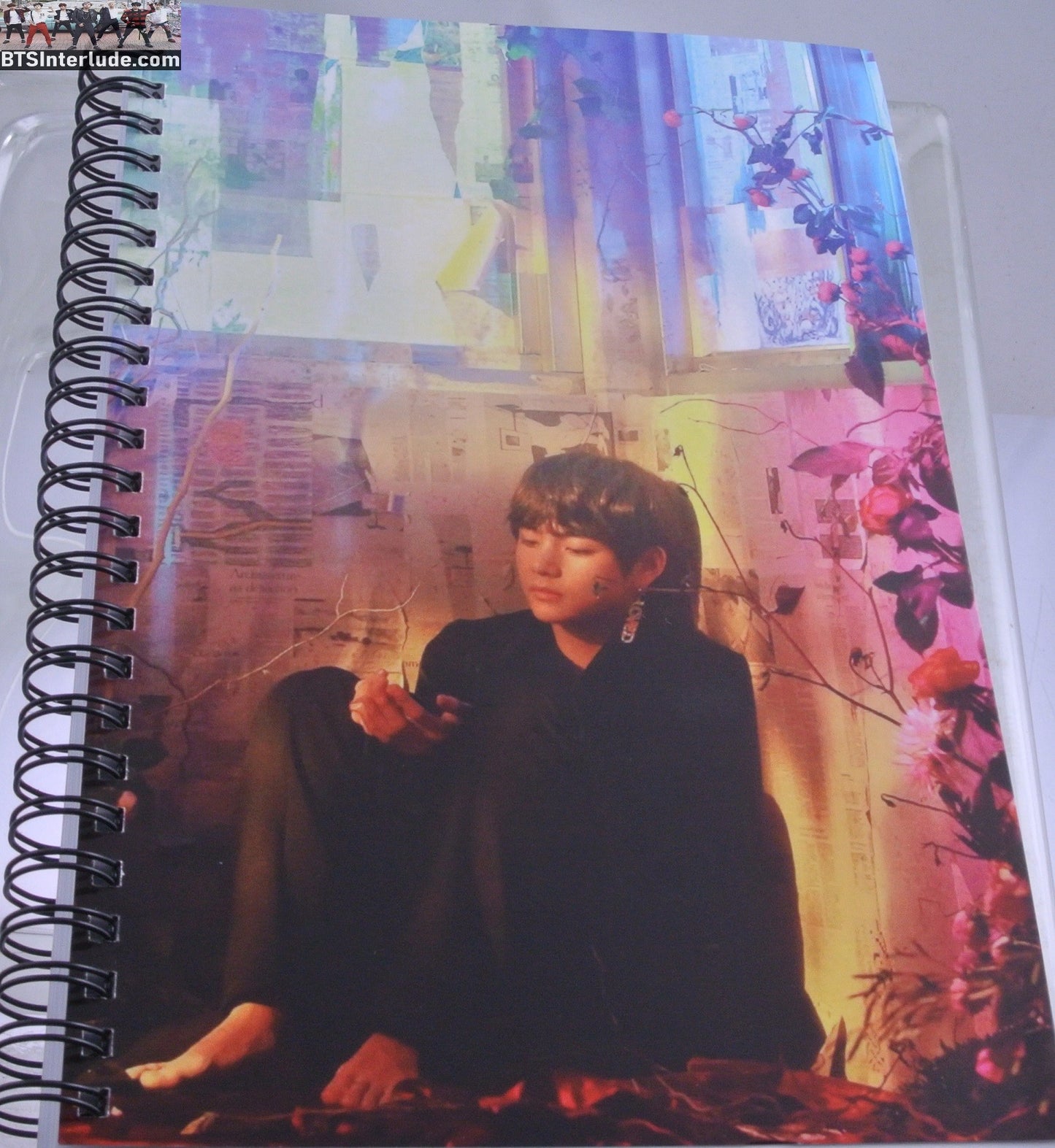 BTS NOTEBOOK V KIM TAEHYUNG 김태형 JOURNAL DRAWING NEW SINGULARITY MUSIC VIDEO CORNER 160 BLANK PAGES TOTAL