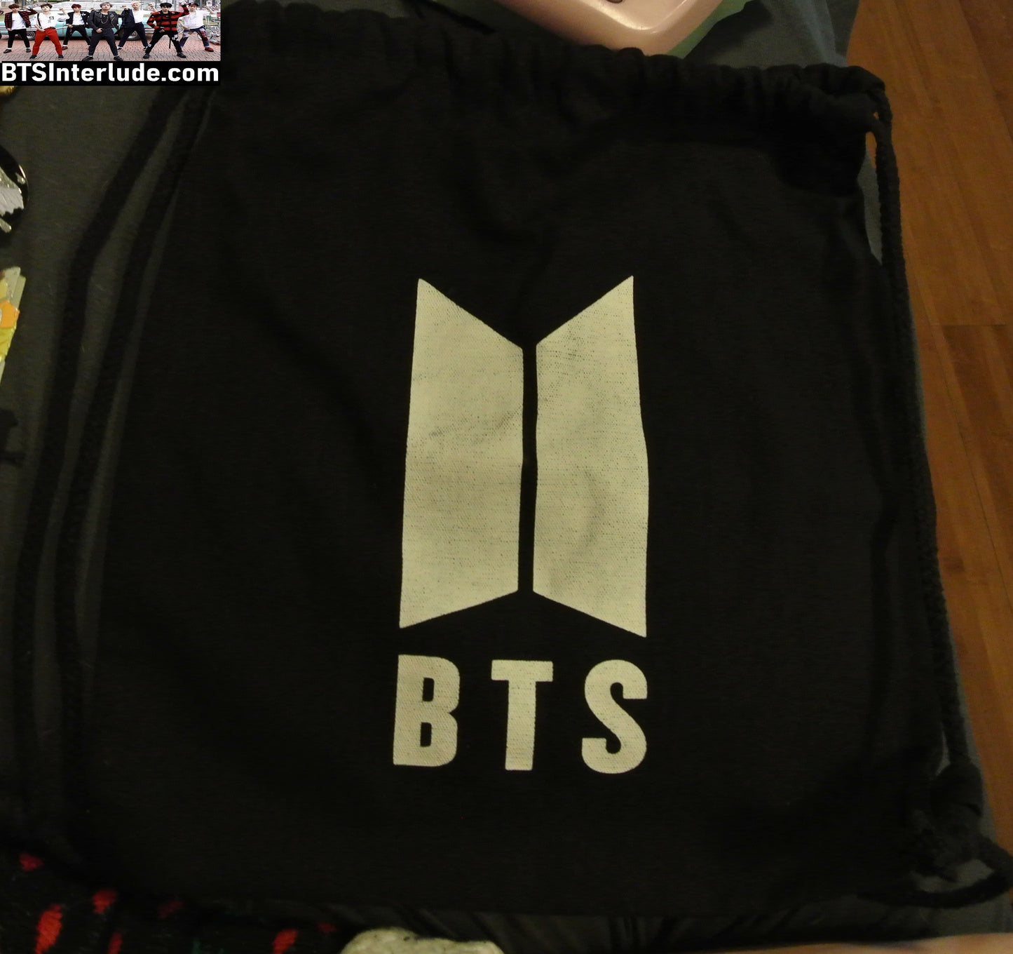 BTS PURSE BAG BACKPACK BLACK WHITE DOORS JUNGKOOK V JIMIN RM J-HOPE SUGA JIN