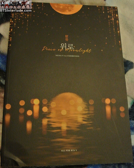 BTS BOOK FANSITE V KIM TAEHYUNG 김태형 PHOTOBOOK PIECES OF MOONLIGHT NUNA V FANSITE 1ST EXHIBITION PHOTO BOOK 204 PAGES FANSIGN CONCERTS