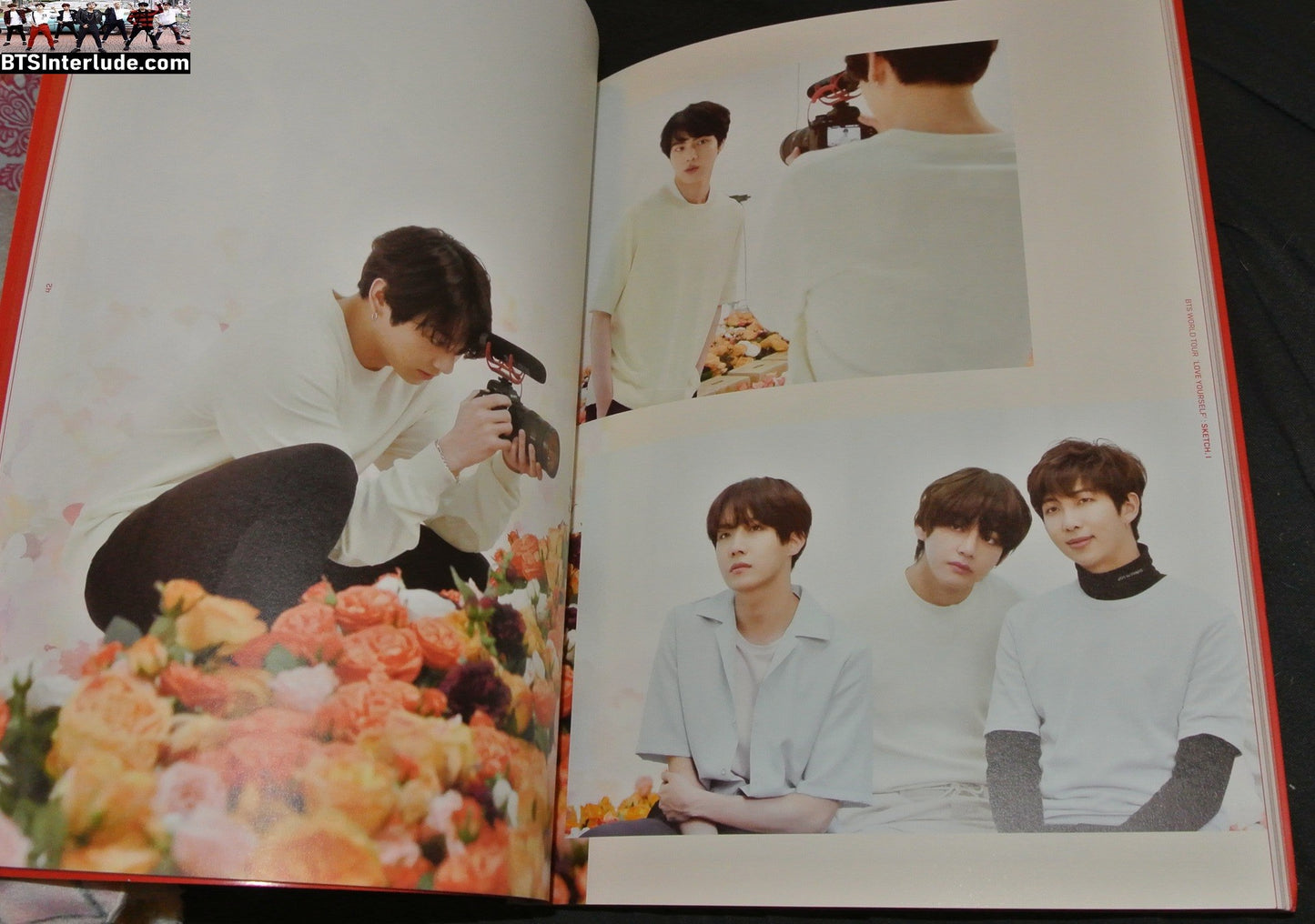 BTS BOOK OFFIAL GROUP LOVE YOURSELF TOUR BOOK 2018 방탄소년단 JUNGKOOK V JIMIN RM J-HOPE SUGA JIN OFFICIAL MERCHANDISE